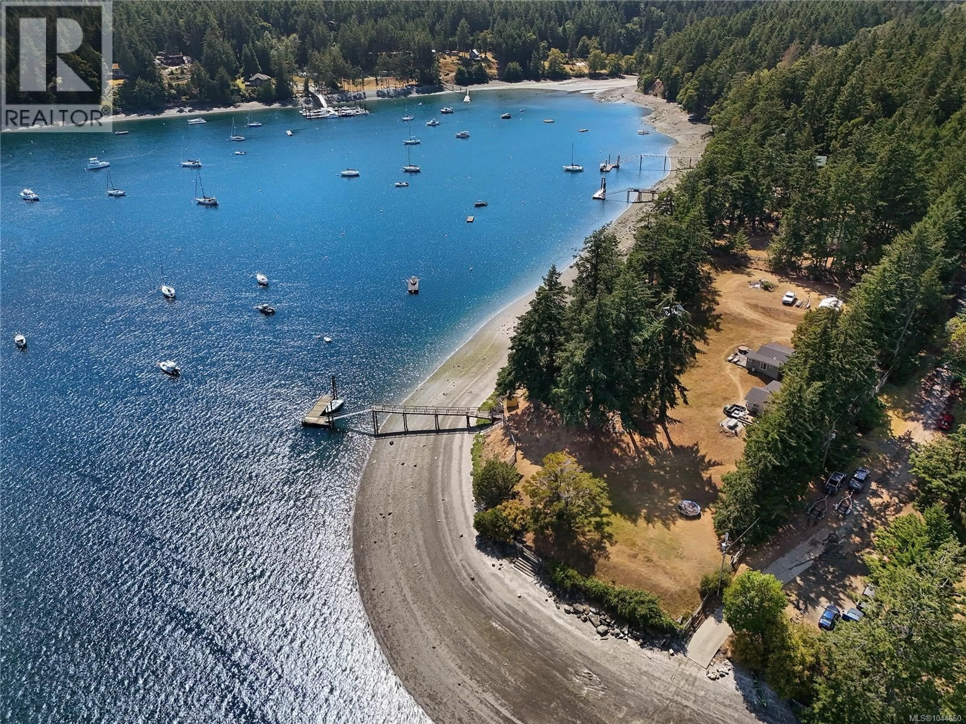 A pic from outside/outdoor area/front of a property/back of a property/a pic from drone, water/lake/river/ocean view for 774&776 STEWARD DRIVE, Mayne Island British Columbia V0N2J2
