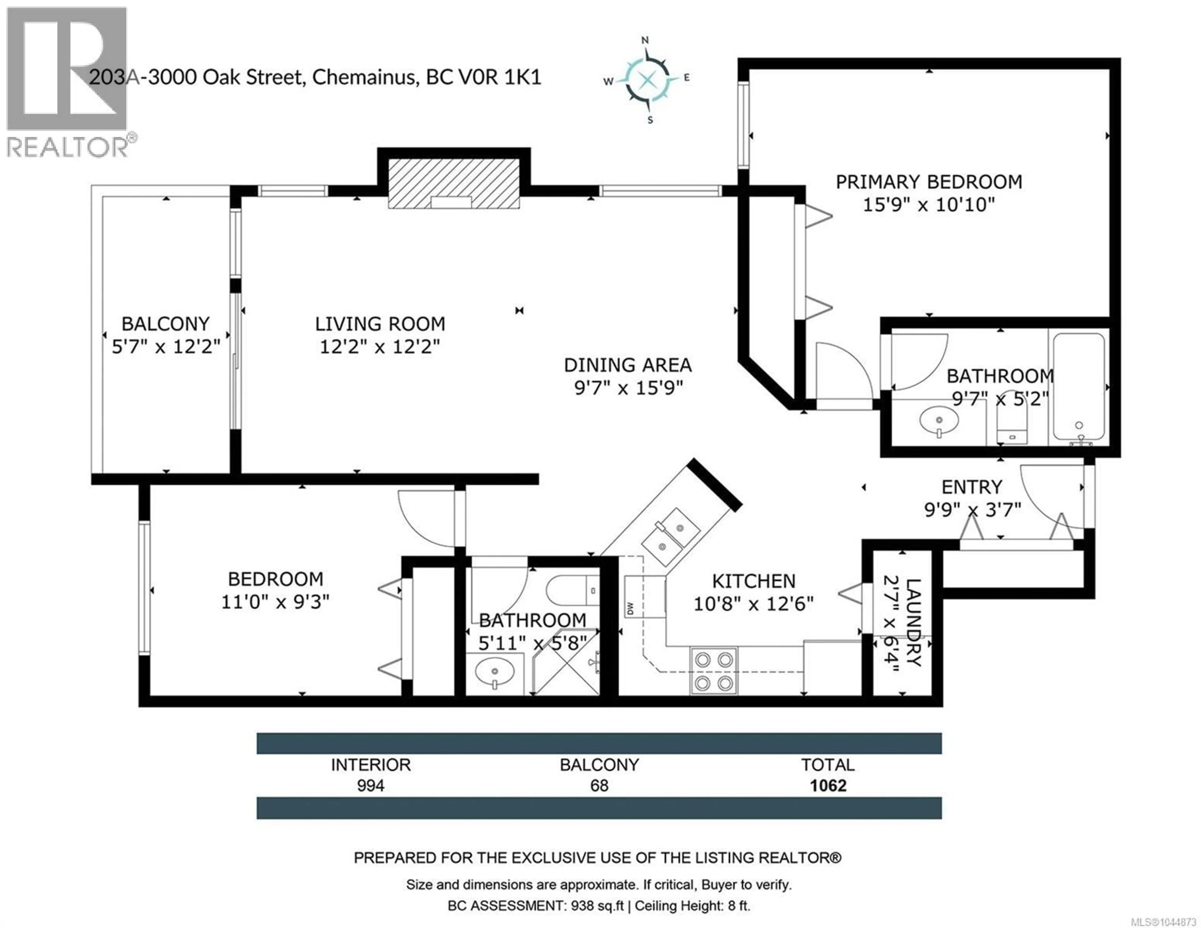 Floor plan for 403A - 3000 OAK STREET, Chemainus British Columbia V0R1K1