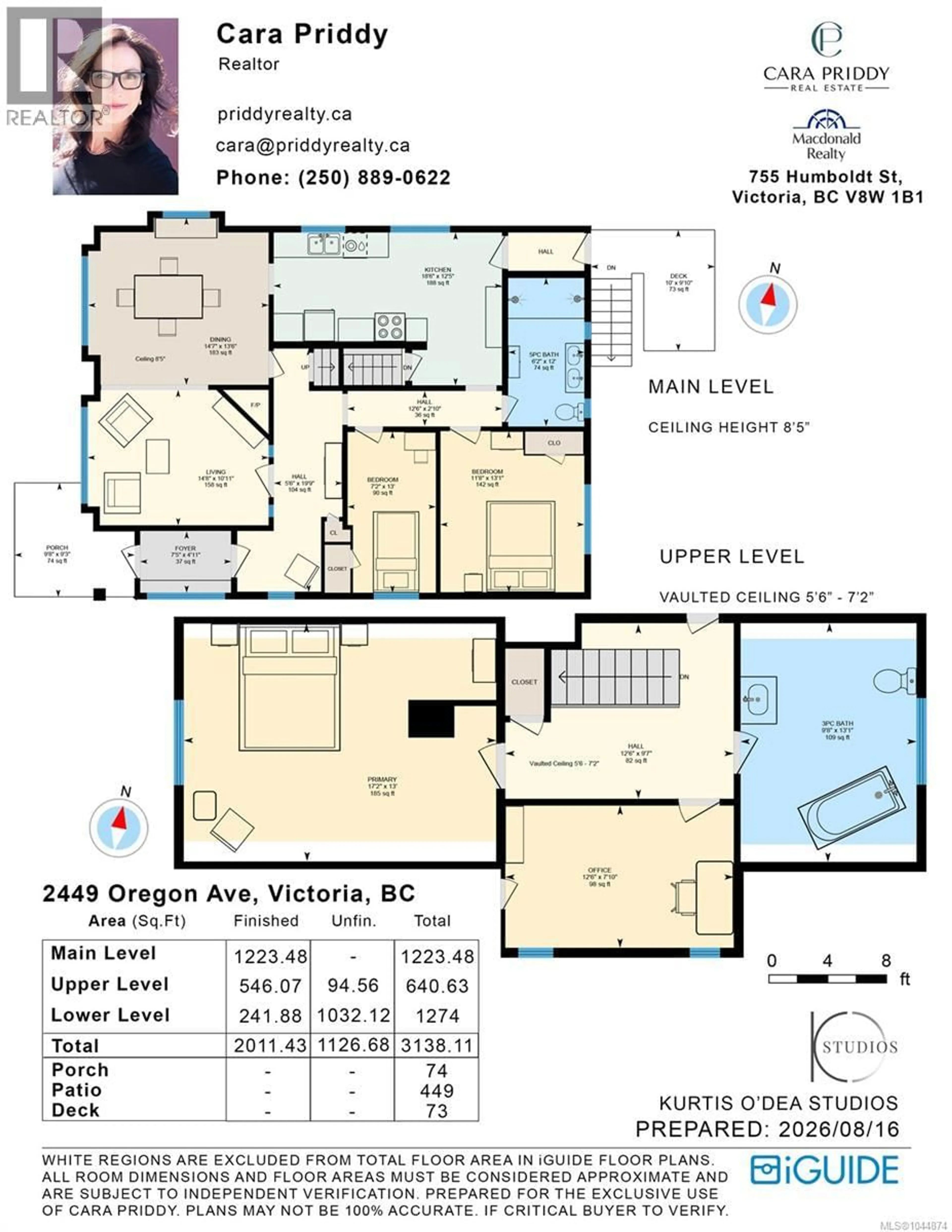 Floor plan for 2449 OREGON AVENUE, Victoria British Columbia V8R3V8