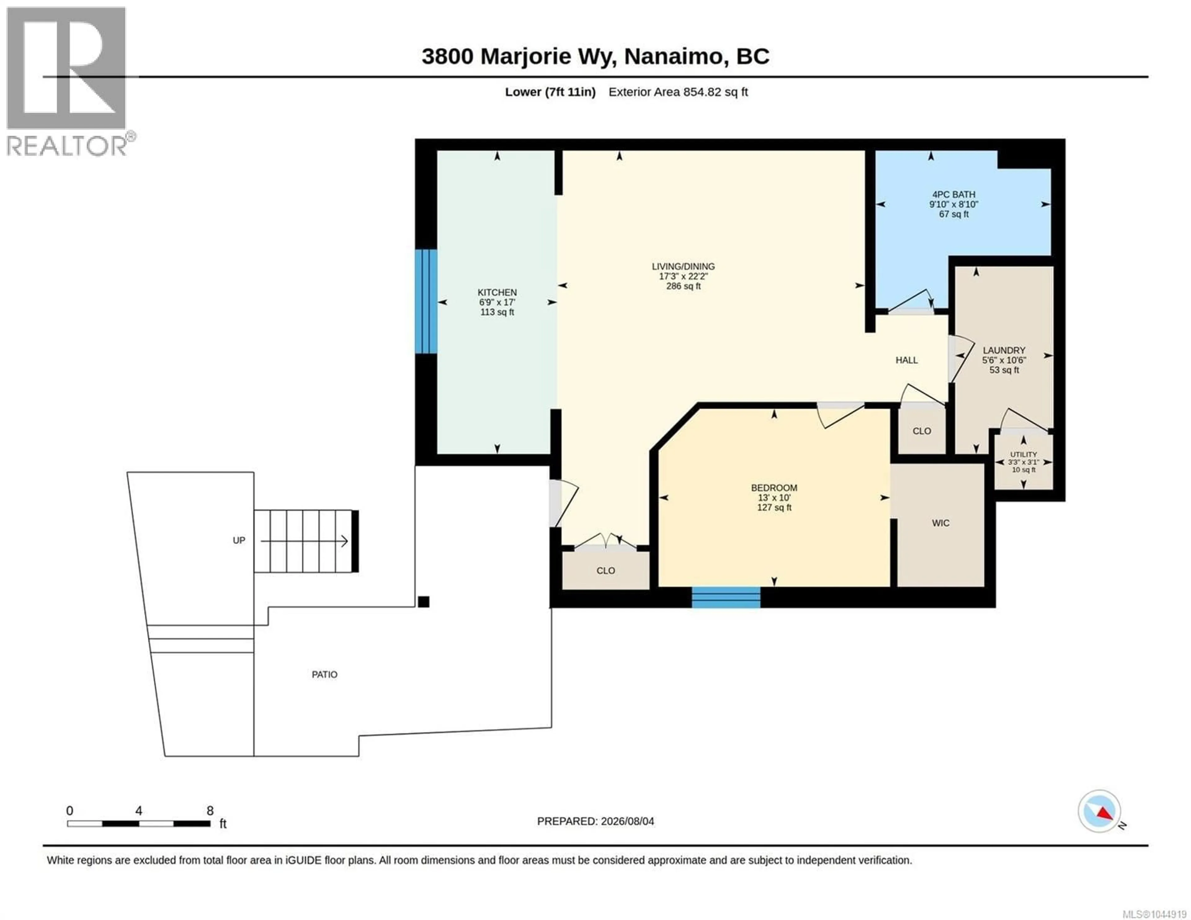 Floor plan for 3800 MARJORIE WAY, Nanaimo British Columbia V9T0K3