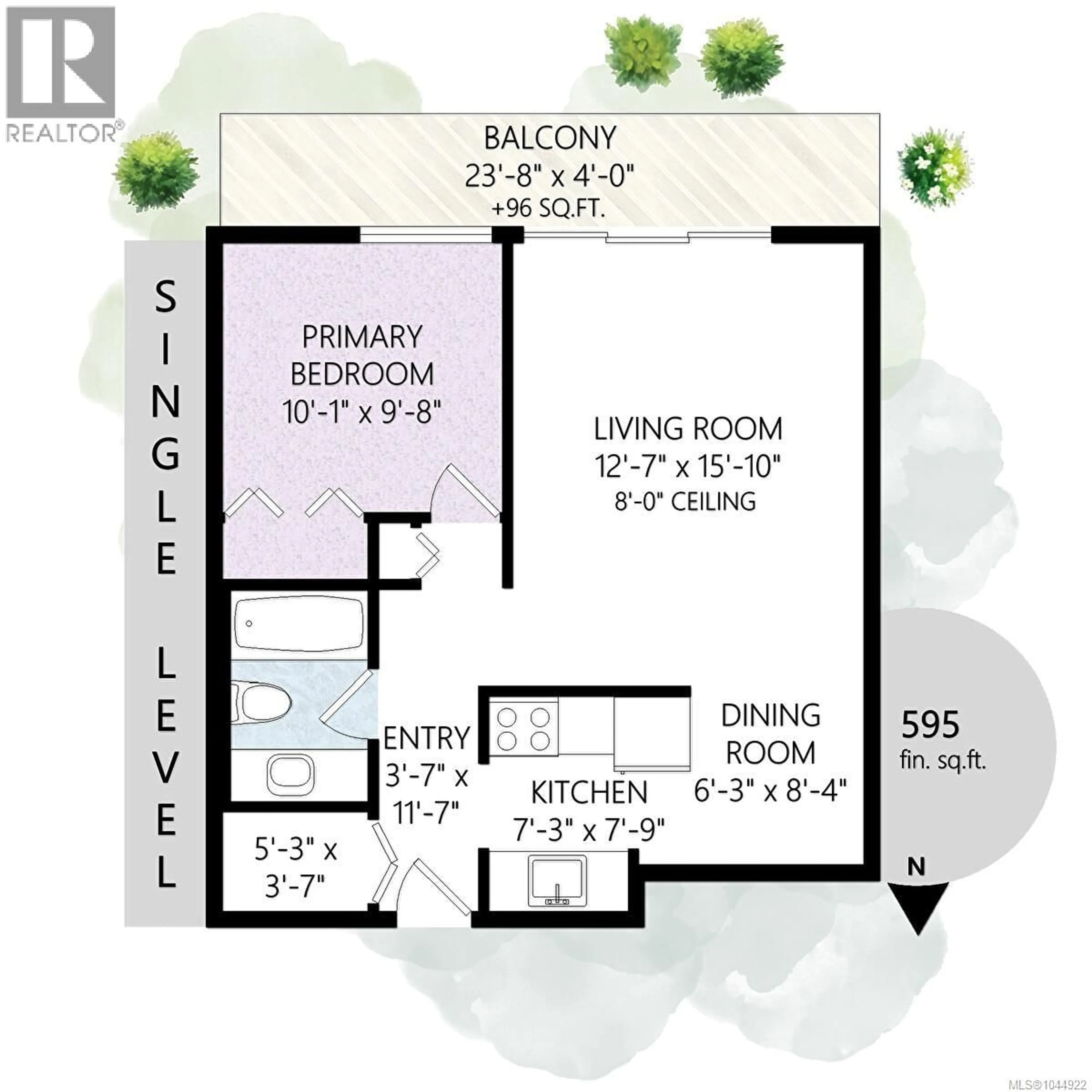 Floor plan for 310 - 2515 ALEXANDER STREET, Duncan British Columbia V9L2W8