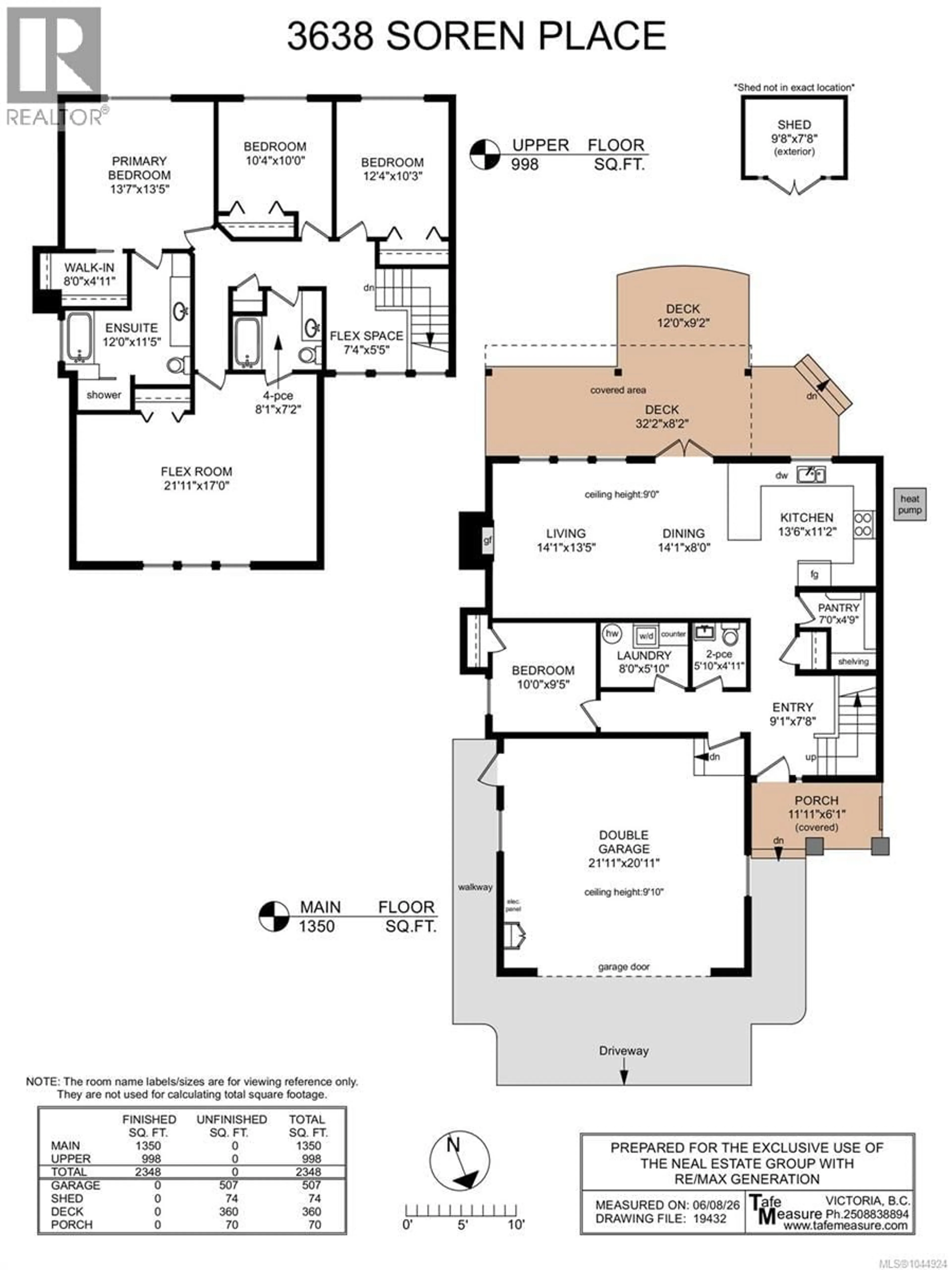 Floor plan for 3638 SOREN PLACE, Cobble Hill British Columbia V0R1L0