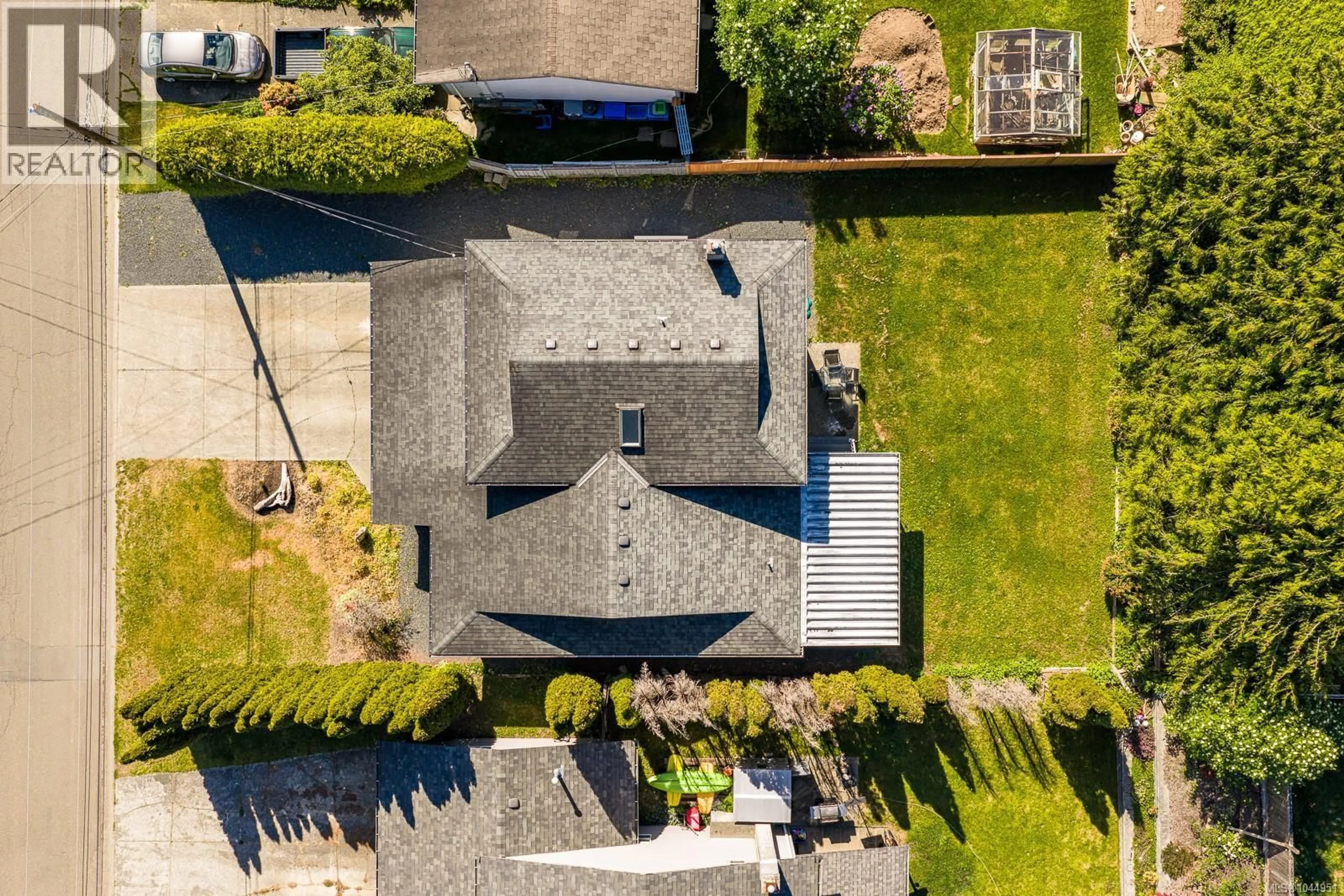 A pic from outside/outdoor area/front of a property/back of a property/a pic from drone, street for 1732 PENFIELD ROAD, Campbell River British Columbia V9W7R4