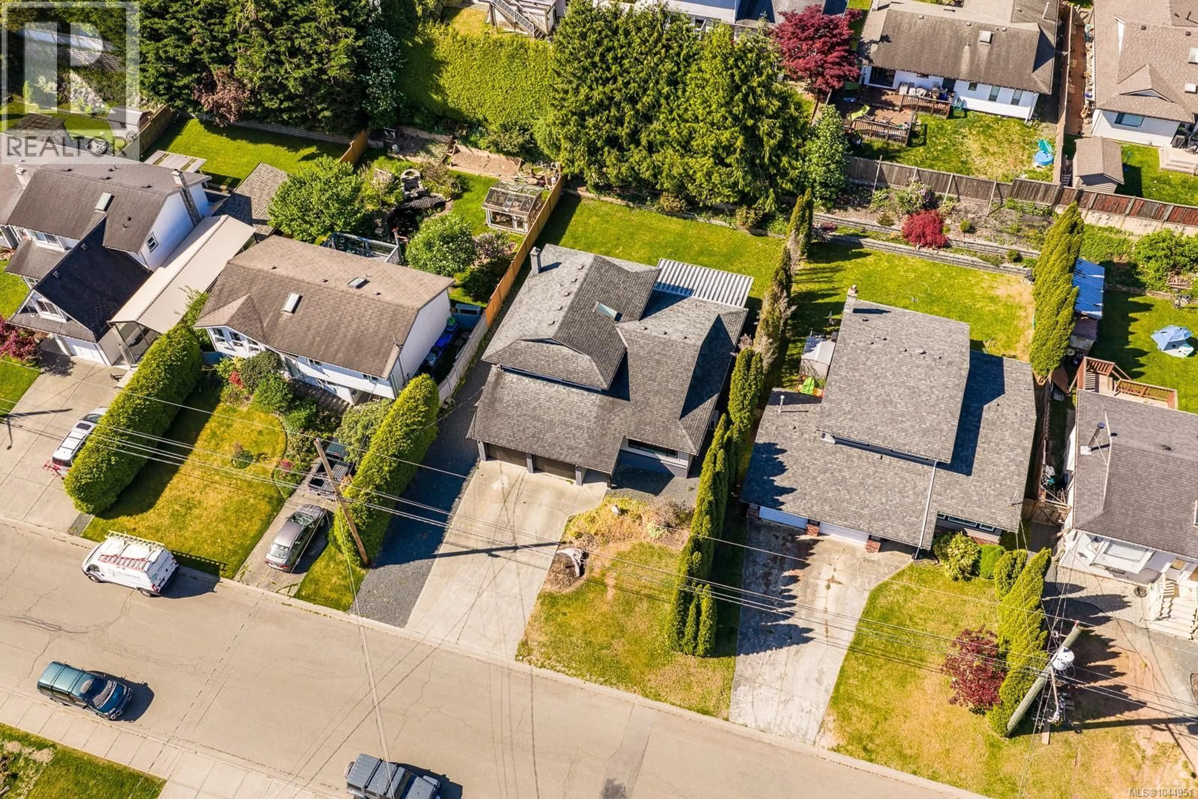 A pic from outside/outdoor area/front of a property/back of a property/a pic from drone, street for 1732 PENFIELD ROAD, Campbell River British Columbia V9W7R4