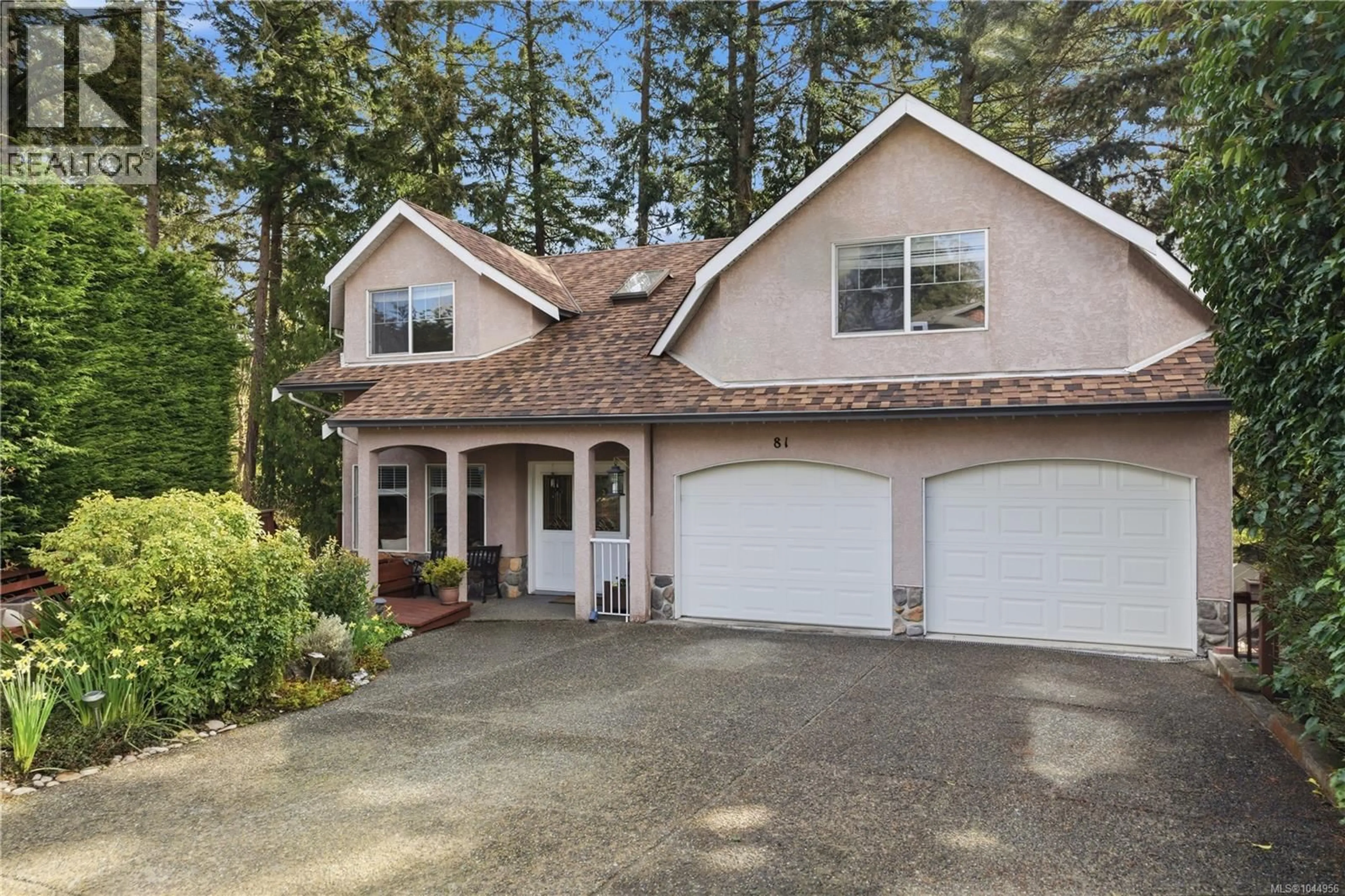 Home with vinyl exterior material, street for 81 CHILCO RIDGE PLACE, View Royal British Columbia V9B5Z7