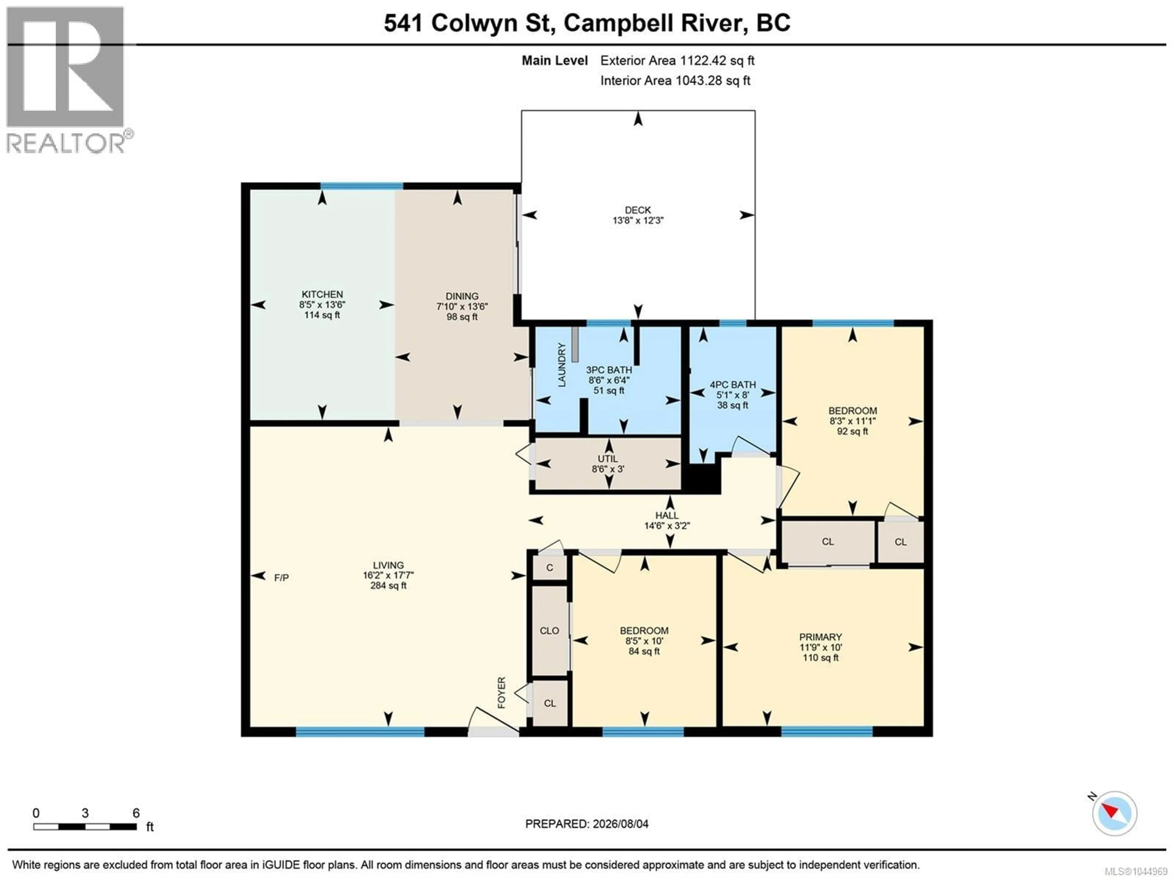 Floor plan for 541 COLWYN STREET, Campbell River British Columbia V9W2W8