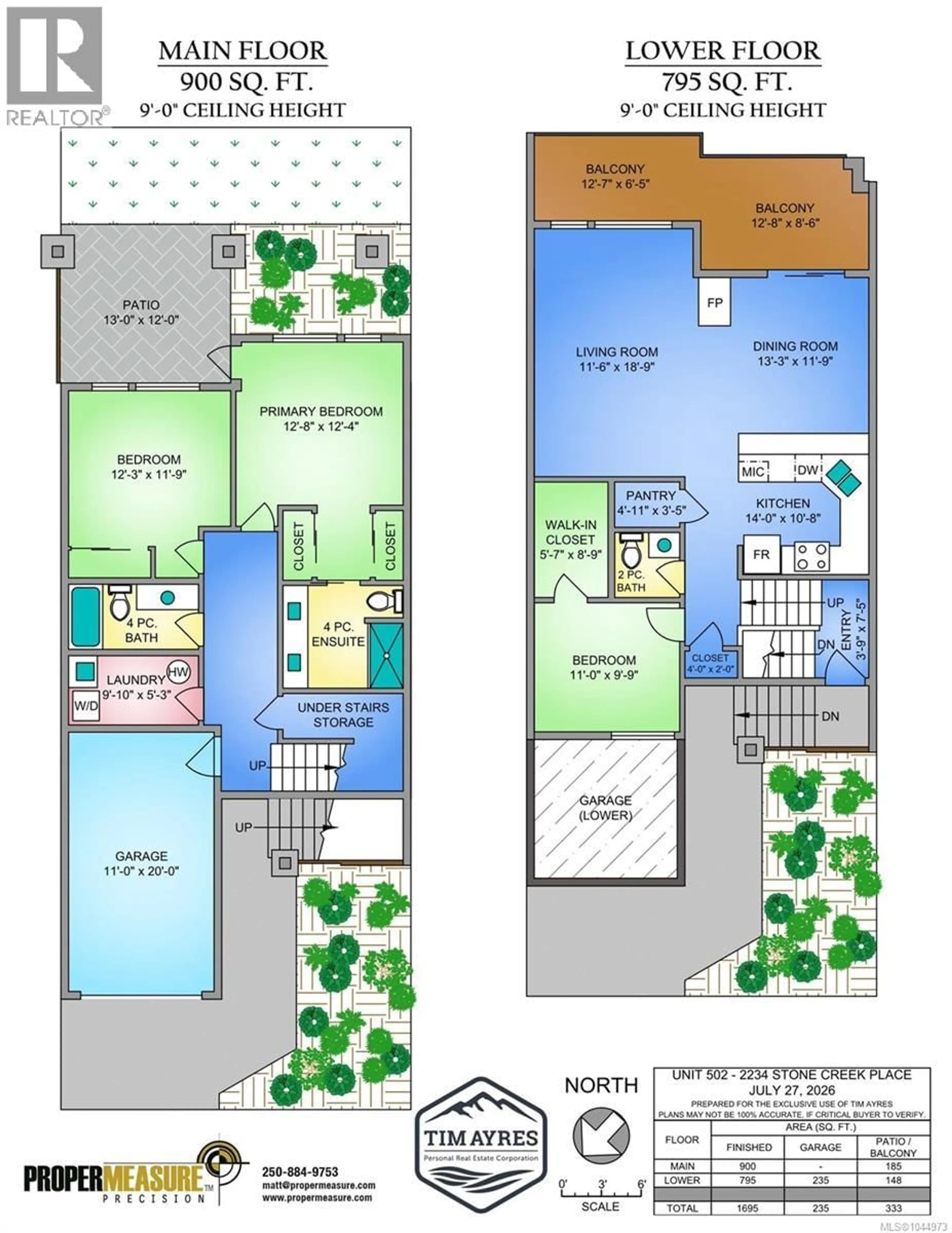 Floor plan for 502 - 2234 STONE CREEK PLACE, Sooke British Columbia V9Z1J7