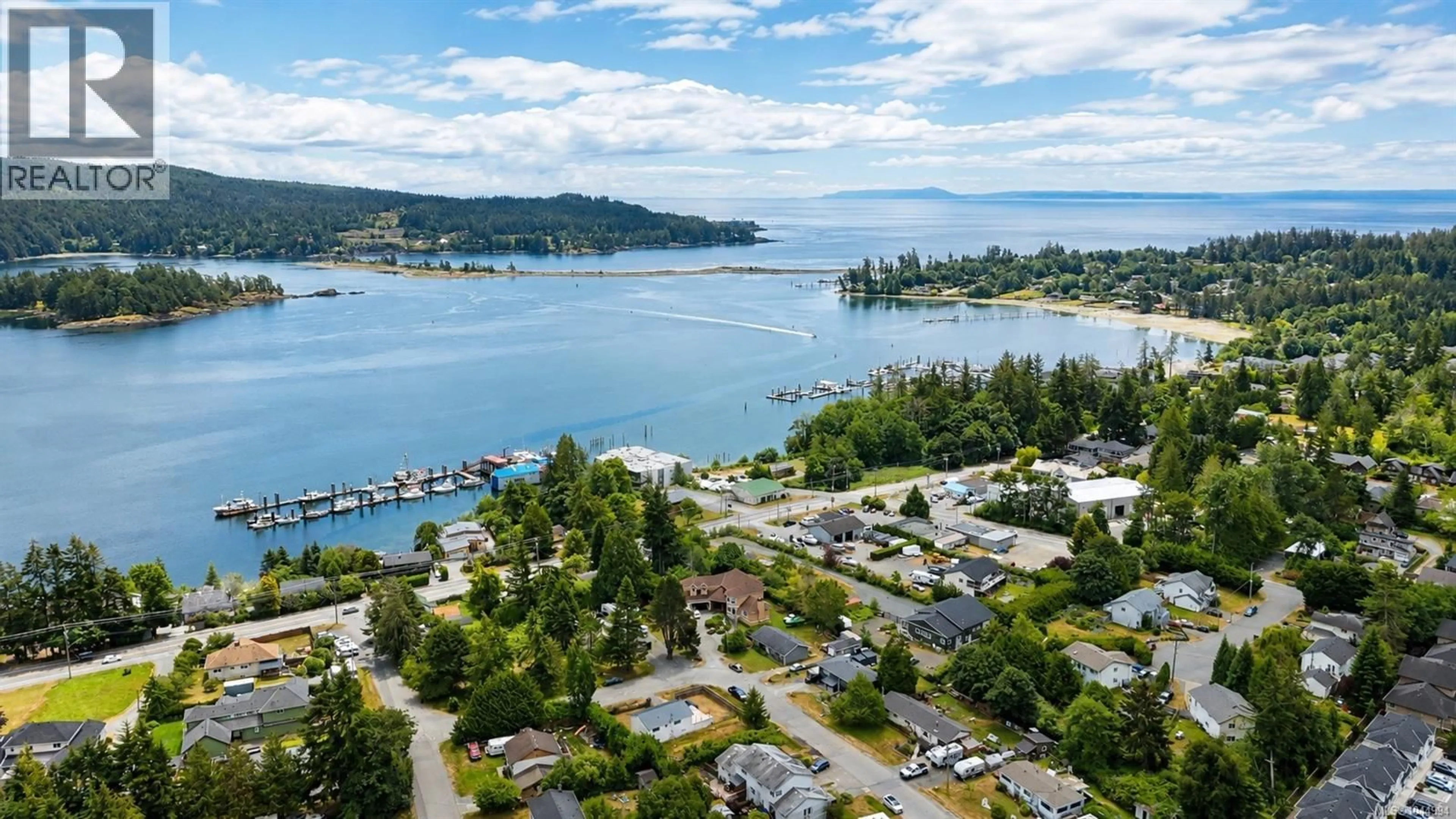 A pic from outside/outdoor area/front of a property/back of a property/a pic from drone, water/lake/river/ocean view for B - 1973 CALDWELL ROAD, Sooke British Columbia V9Z0P6