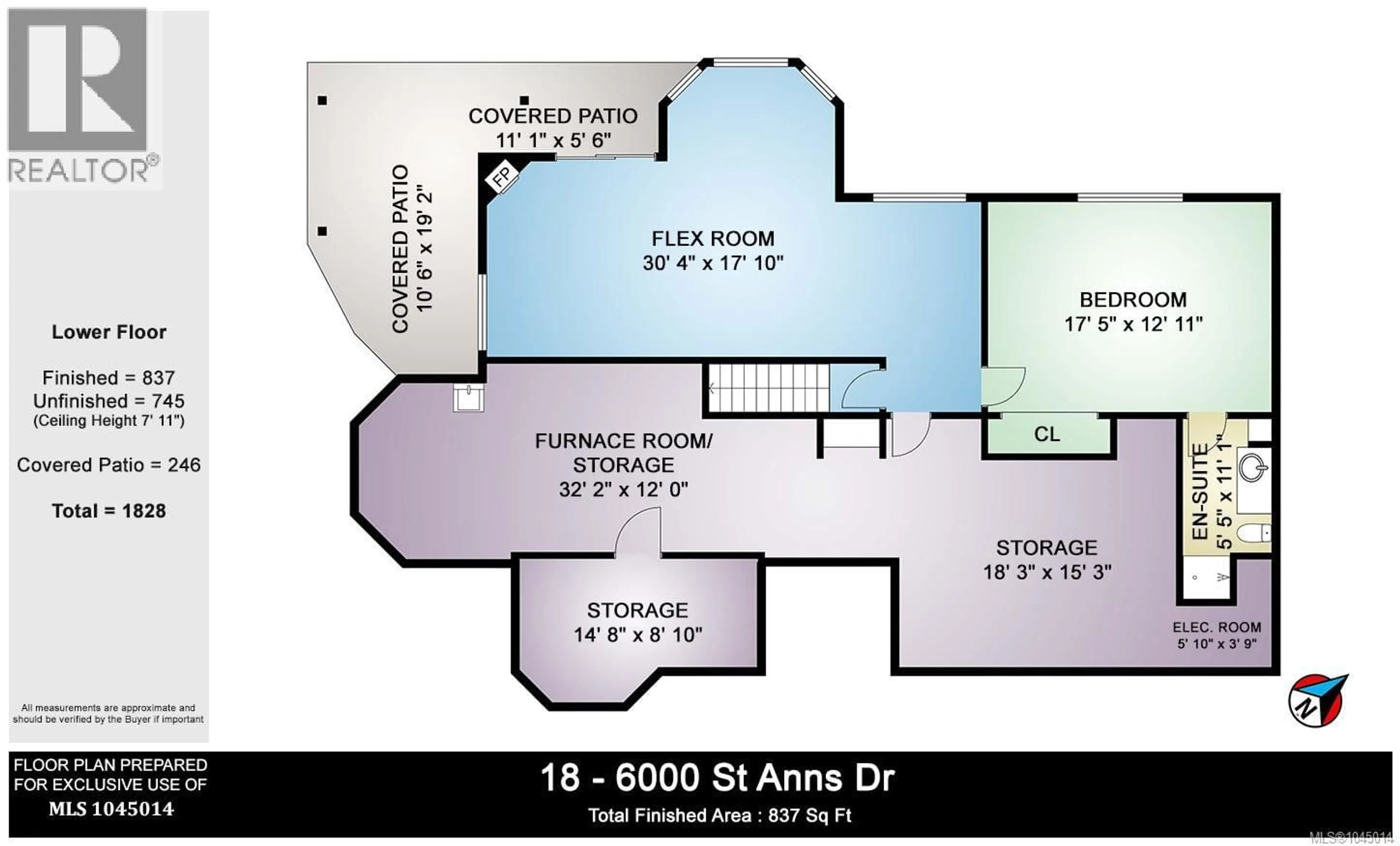 Floor plan for 18 - 6000 ST. ANN'S DRIVE, Duncan British Columbia V9L5T1