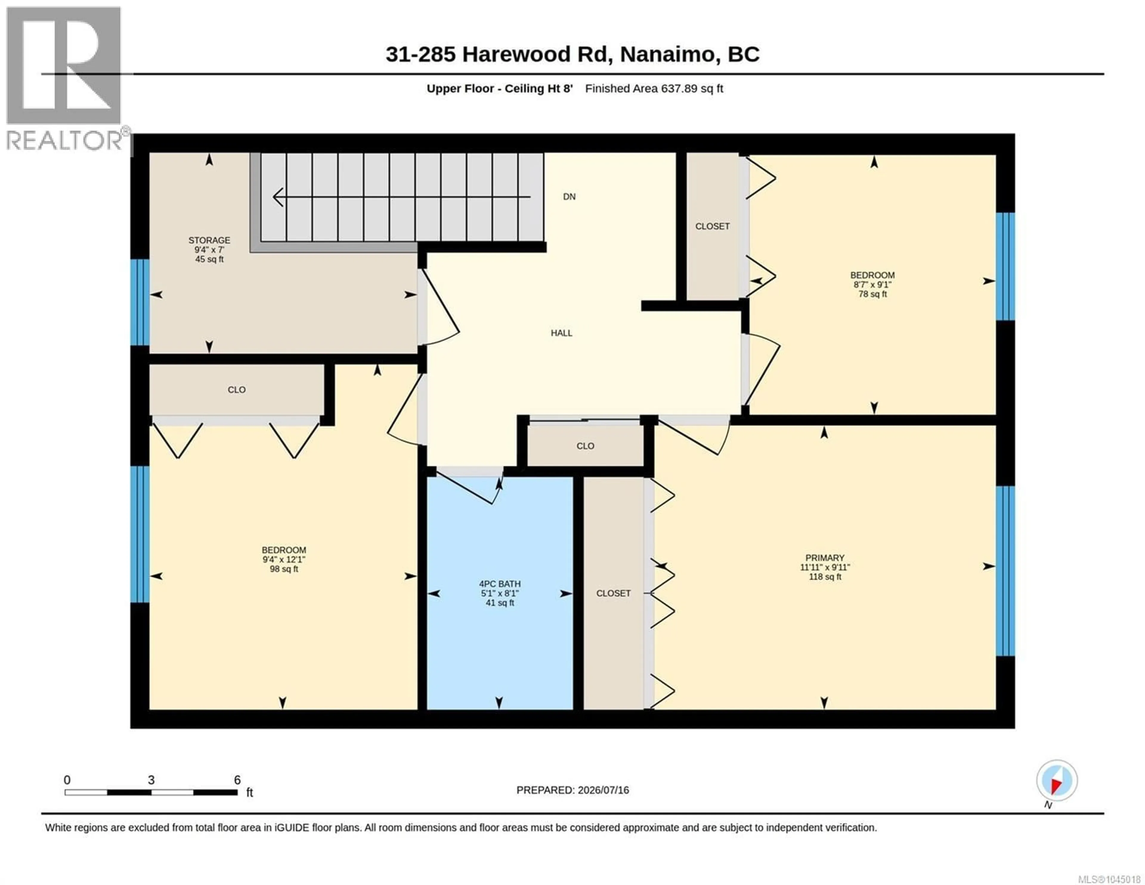 Floor plan for 31 - 285 HAREWOOD ROAD, Nanaimo British Columbia V9R2Z1