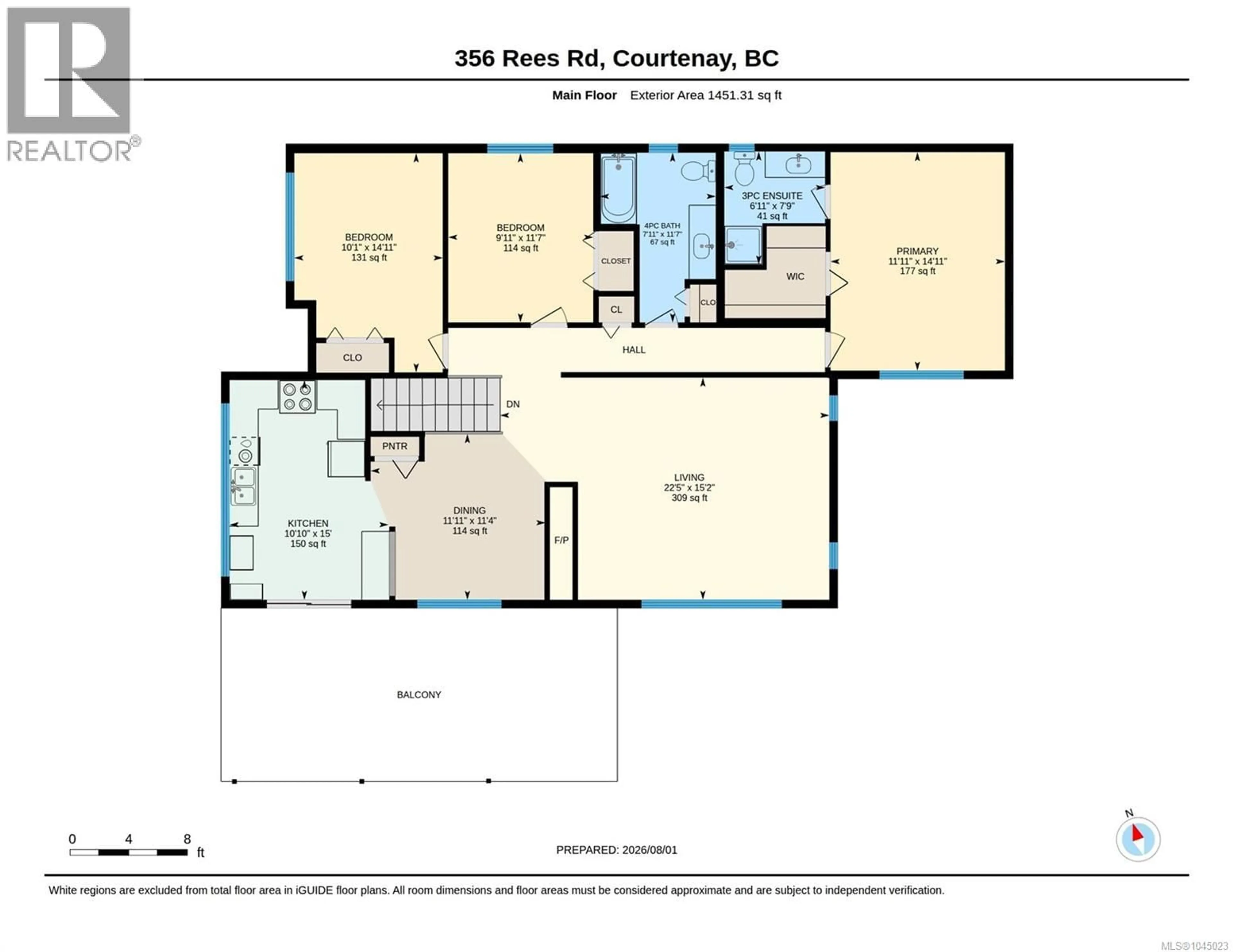 Floor plan for 356 REES ROAD, Courtenay British Columbia V9N6B9
