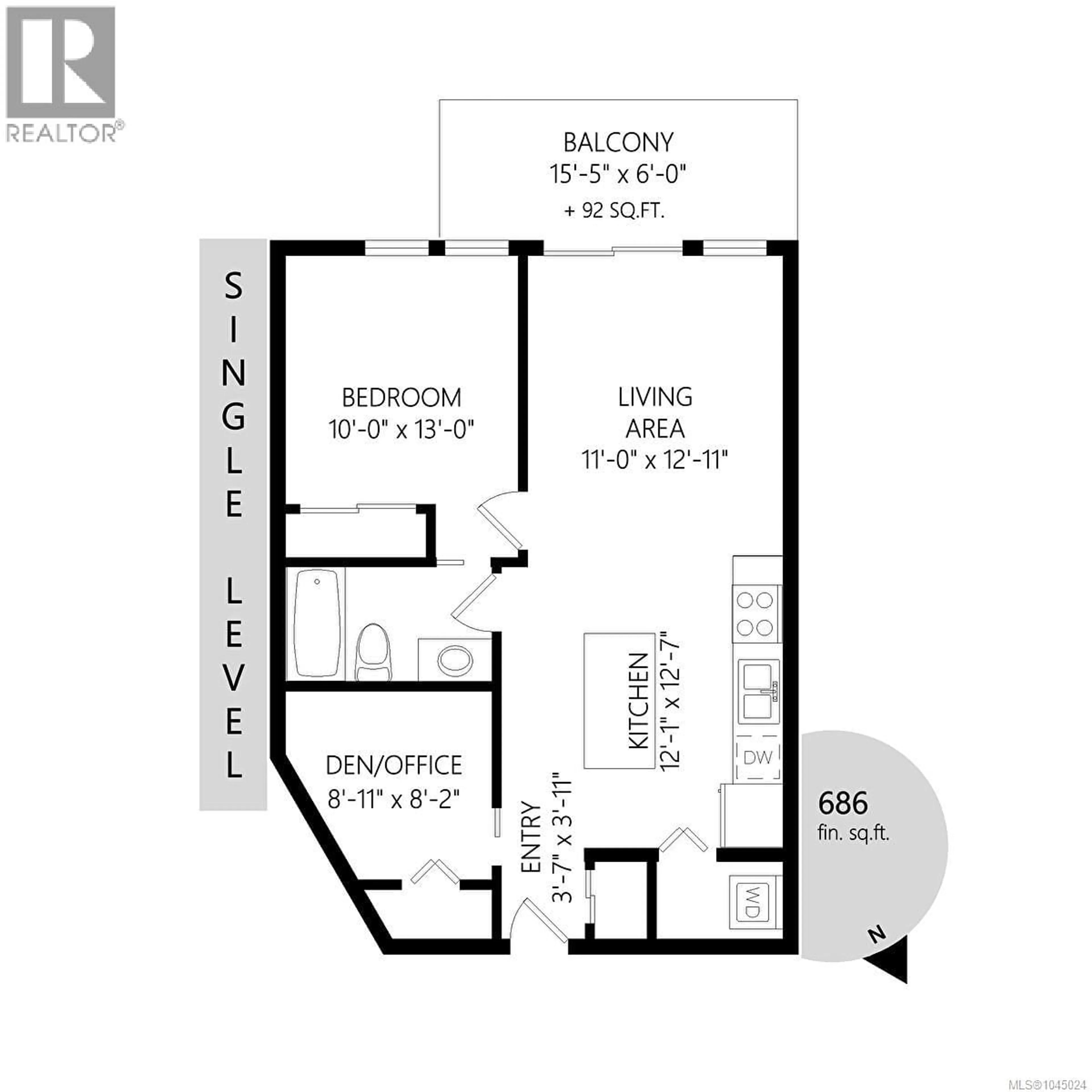 Floor plan for 408 - 3240 JACKLIN ROAD, Langford British Columbia V9C3T6
