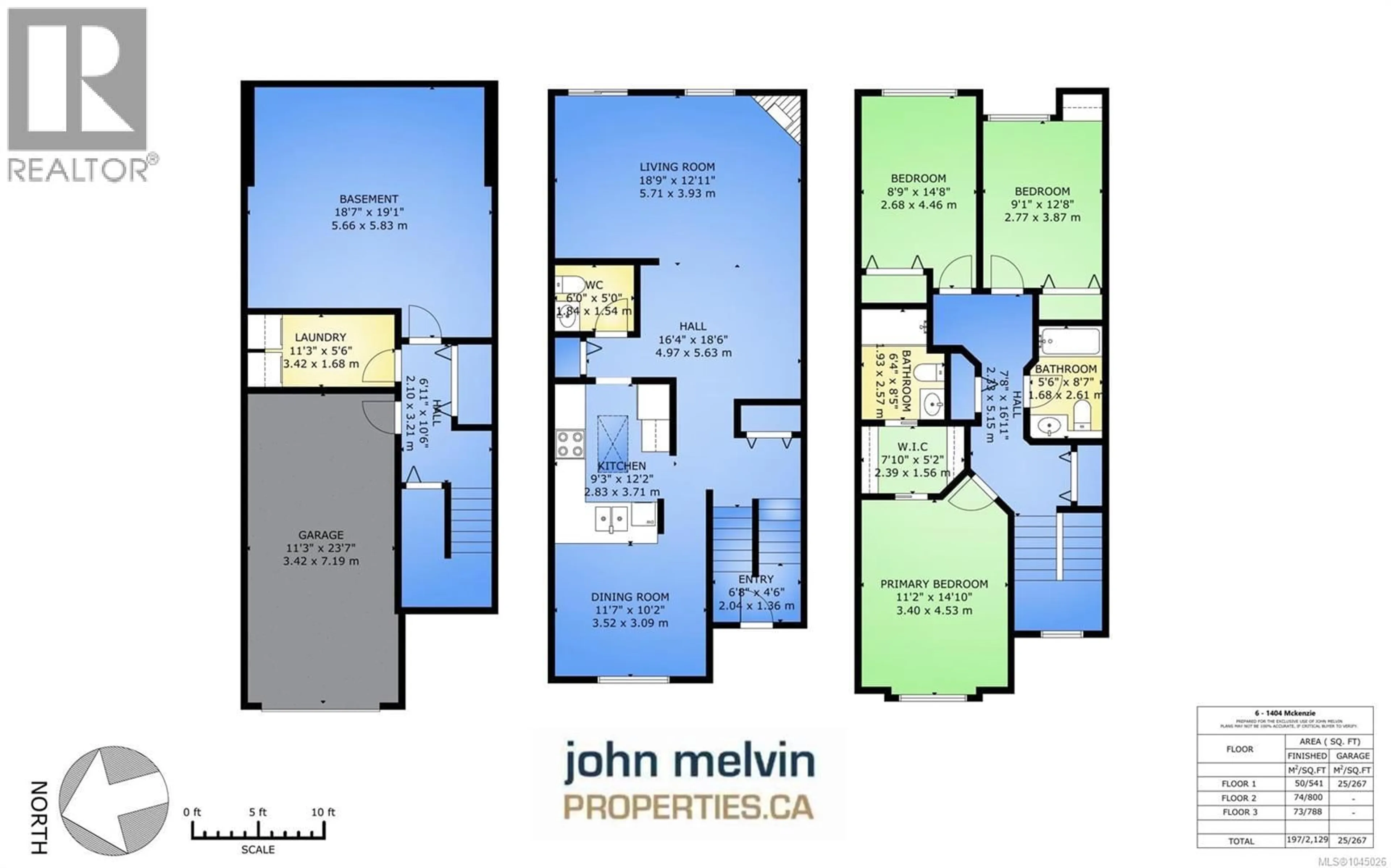 Floor plan for 6 - 1404 MCKENZIE AVENUE, Saanich British Columbia V8N1A1