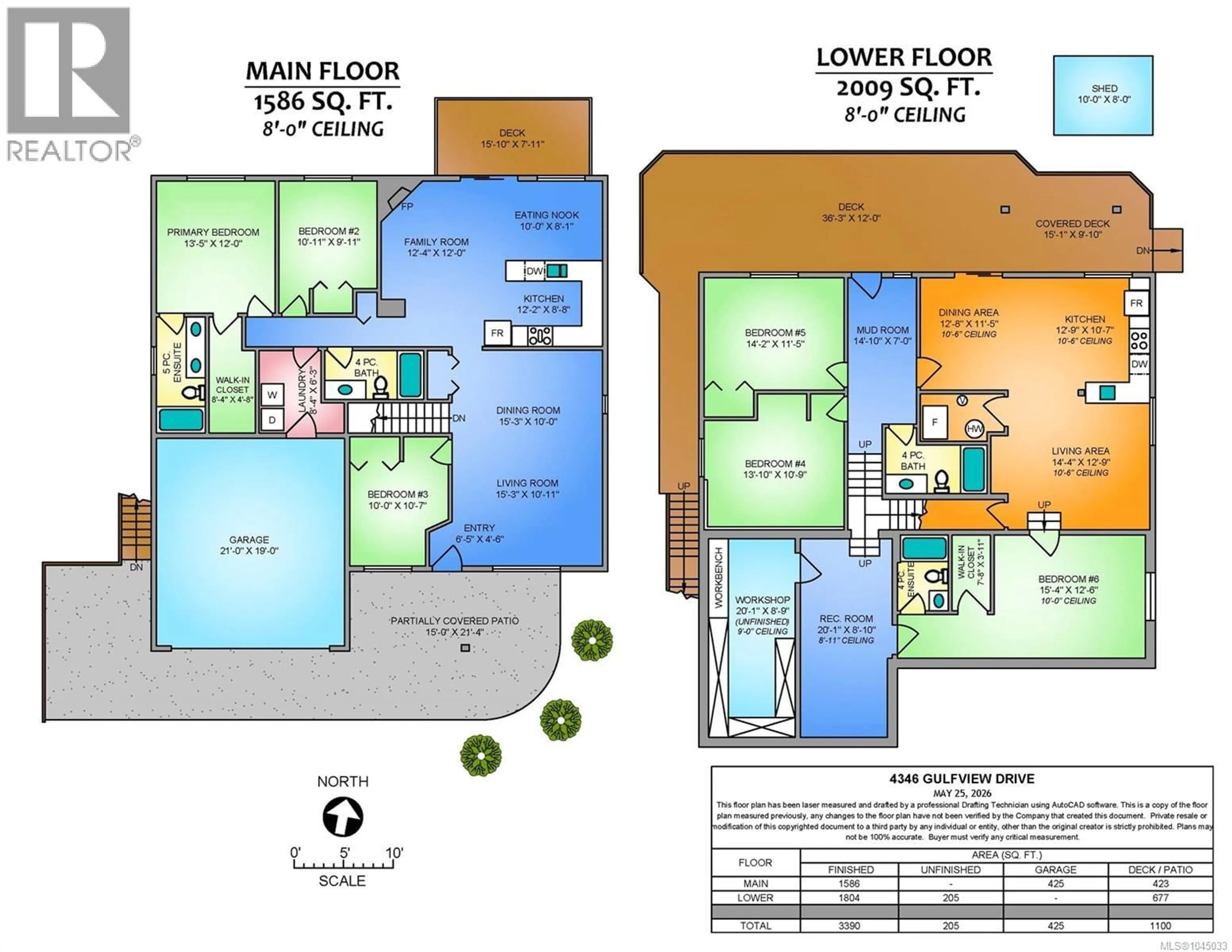 Floor plan for 4346 GULFVIEW DRIVE, Nanaimo British Columbia V9T6K4