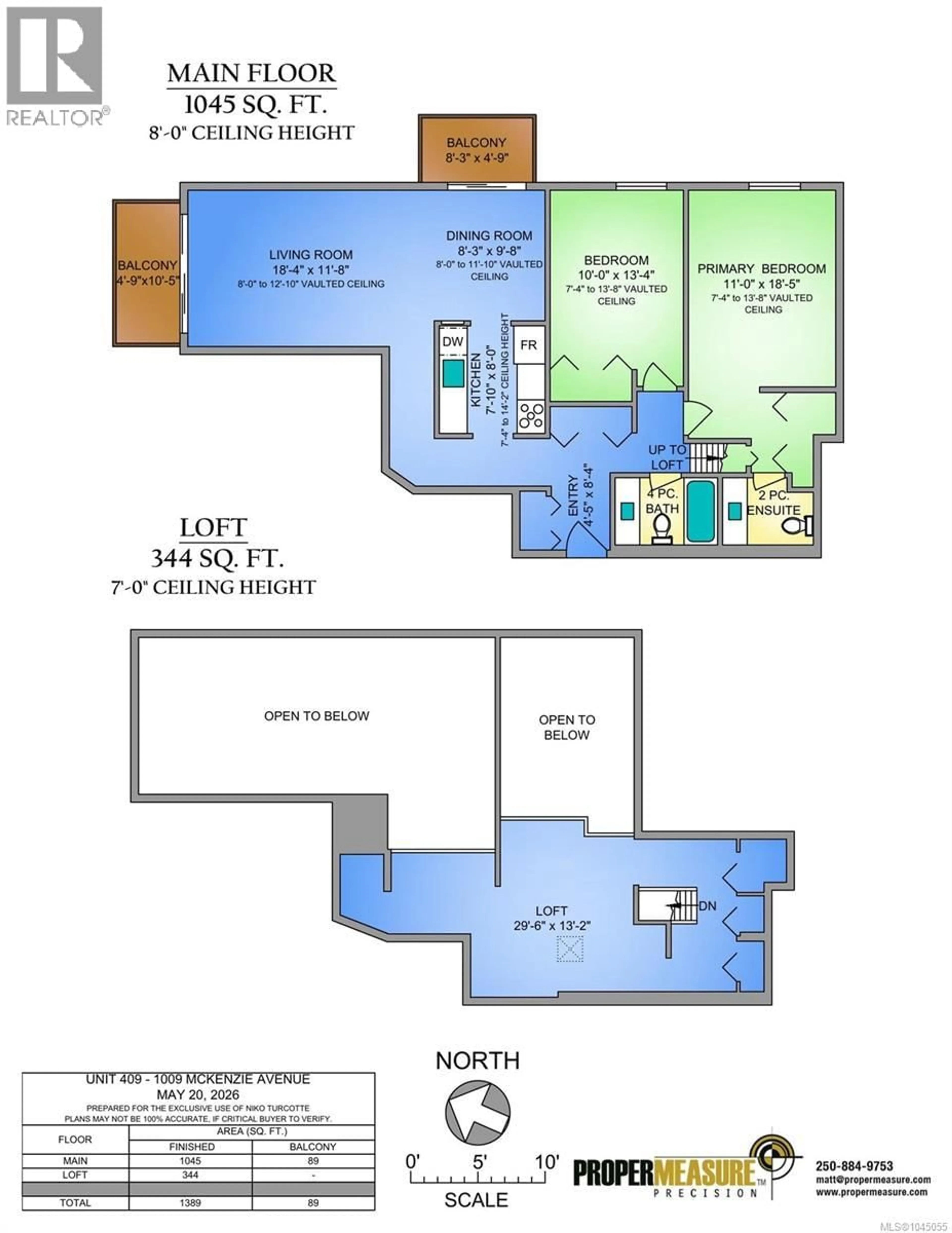 Floor plan for 409 - 1009 MCKENZIE AVENUE, Saanich British Columbia V8X4B1