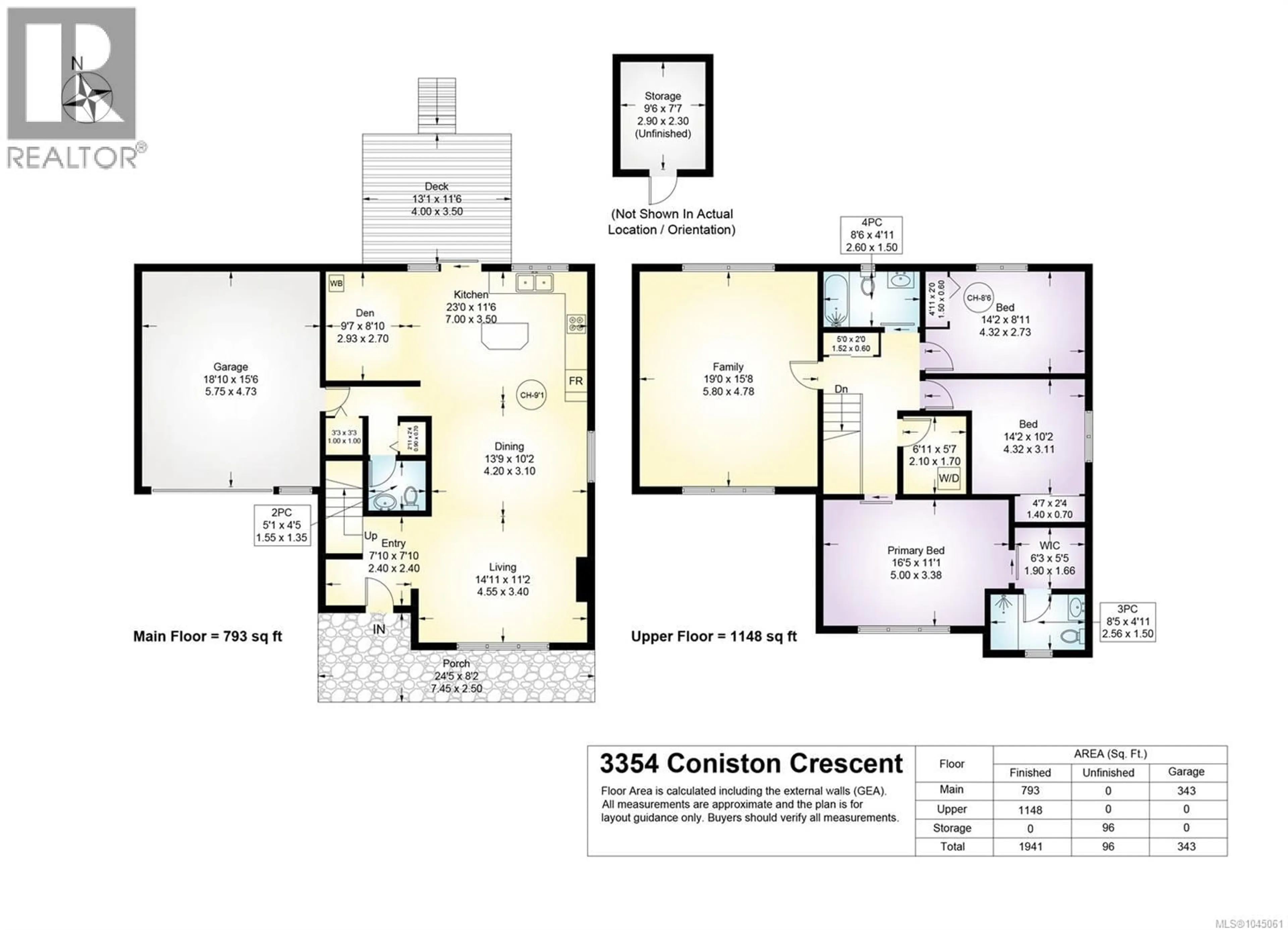 Floor plan for 3354 CONISTON CRESCENT, Cumberland British Columbia V0R1S0