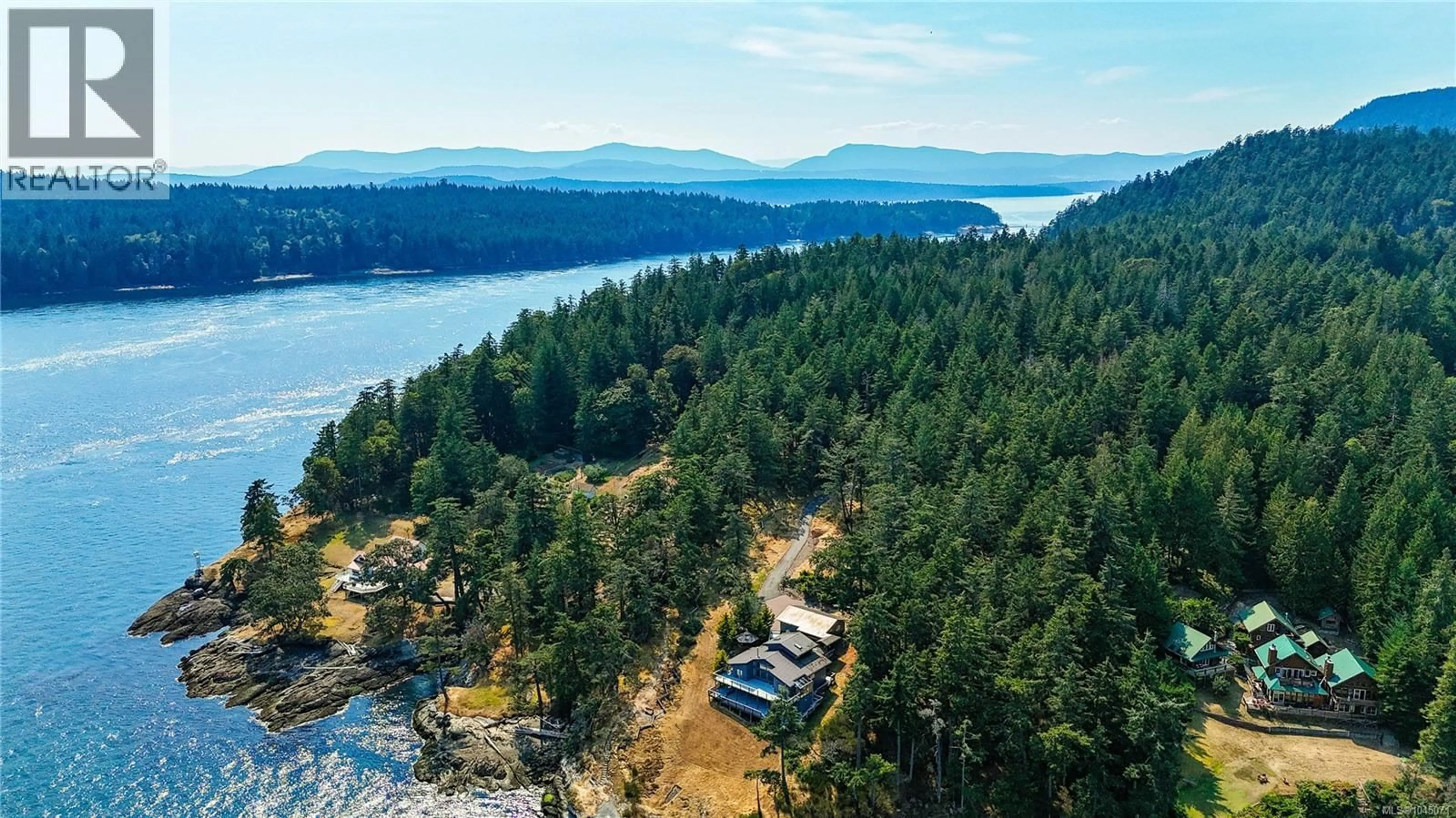 A pic from outside/outdoor area/front of a property/back of a property/a pic from drone, water/lake/river/ocean view for 379 MARY ANN POINT ROAD, Galiano Island British Columbia V0N1P0