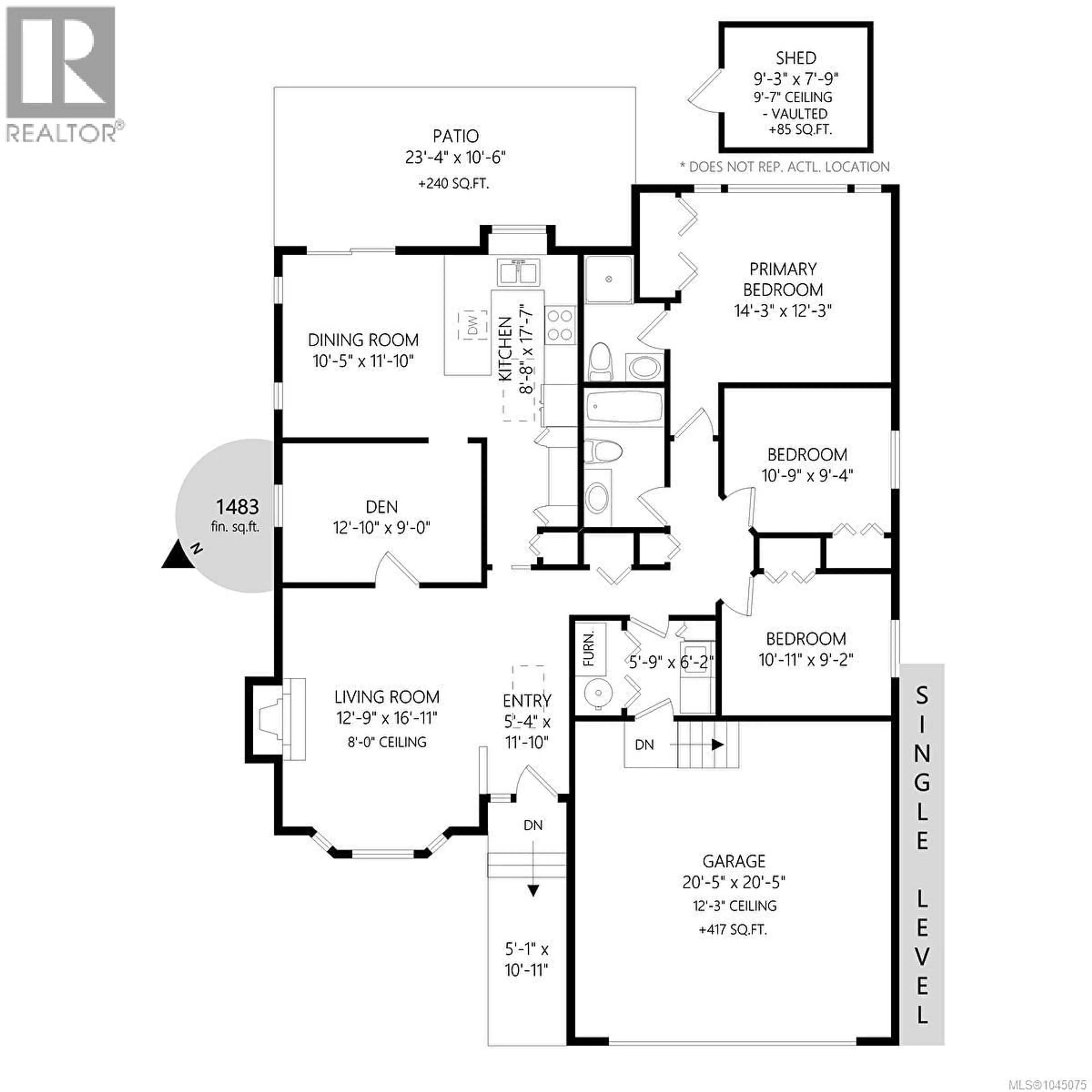 Floor plan for 6140 DENALI DRIVE, Duncan British Columbia V9L5N4
