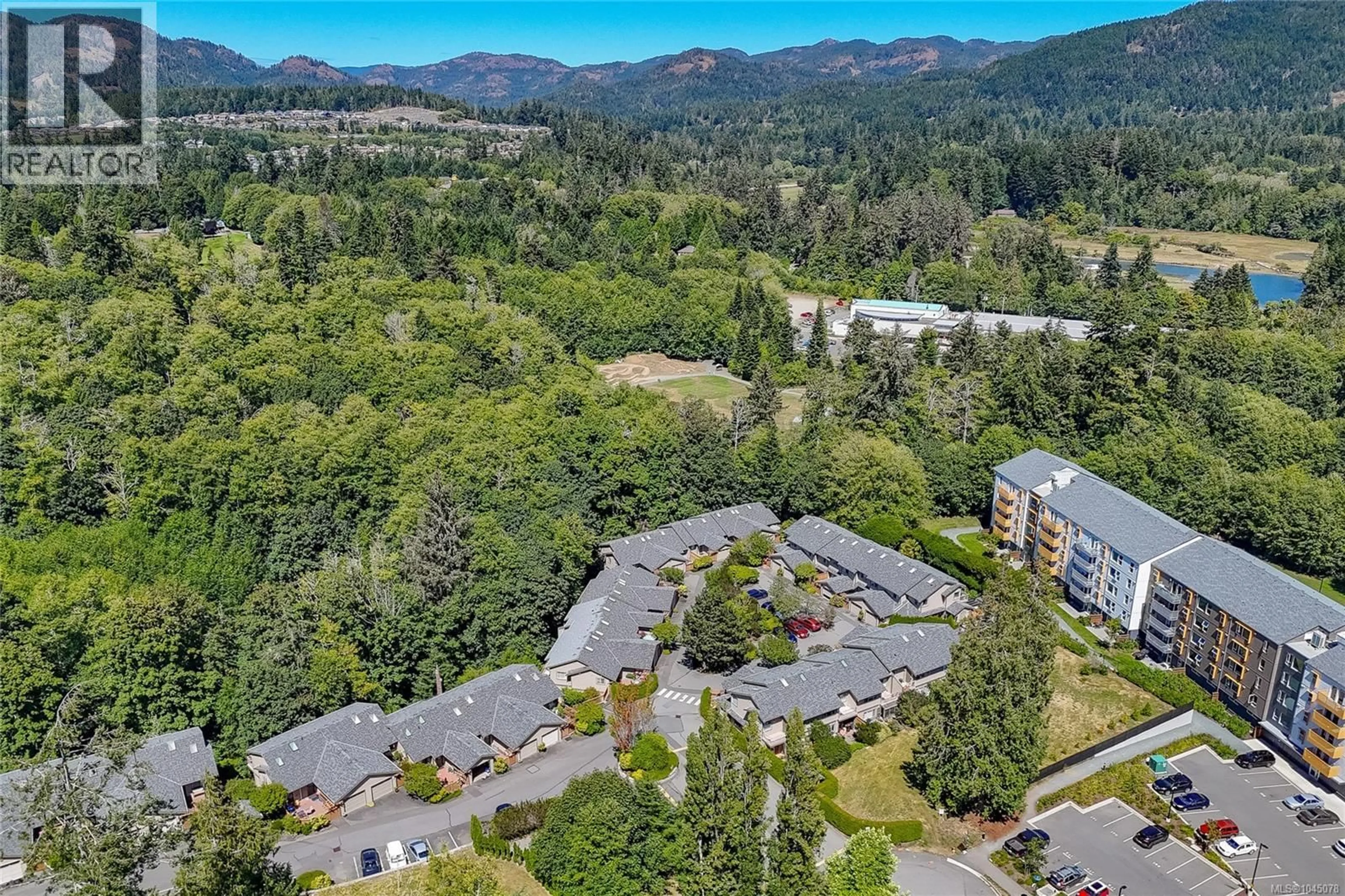 A pic from outside/outdoor area/front of a property/back of a property/a pic from drone, mountain view for 14 - 2190 DRENNAN STREET, Sooke British Columbia V9Z1J4