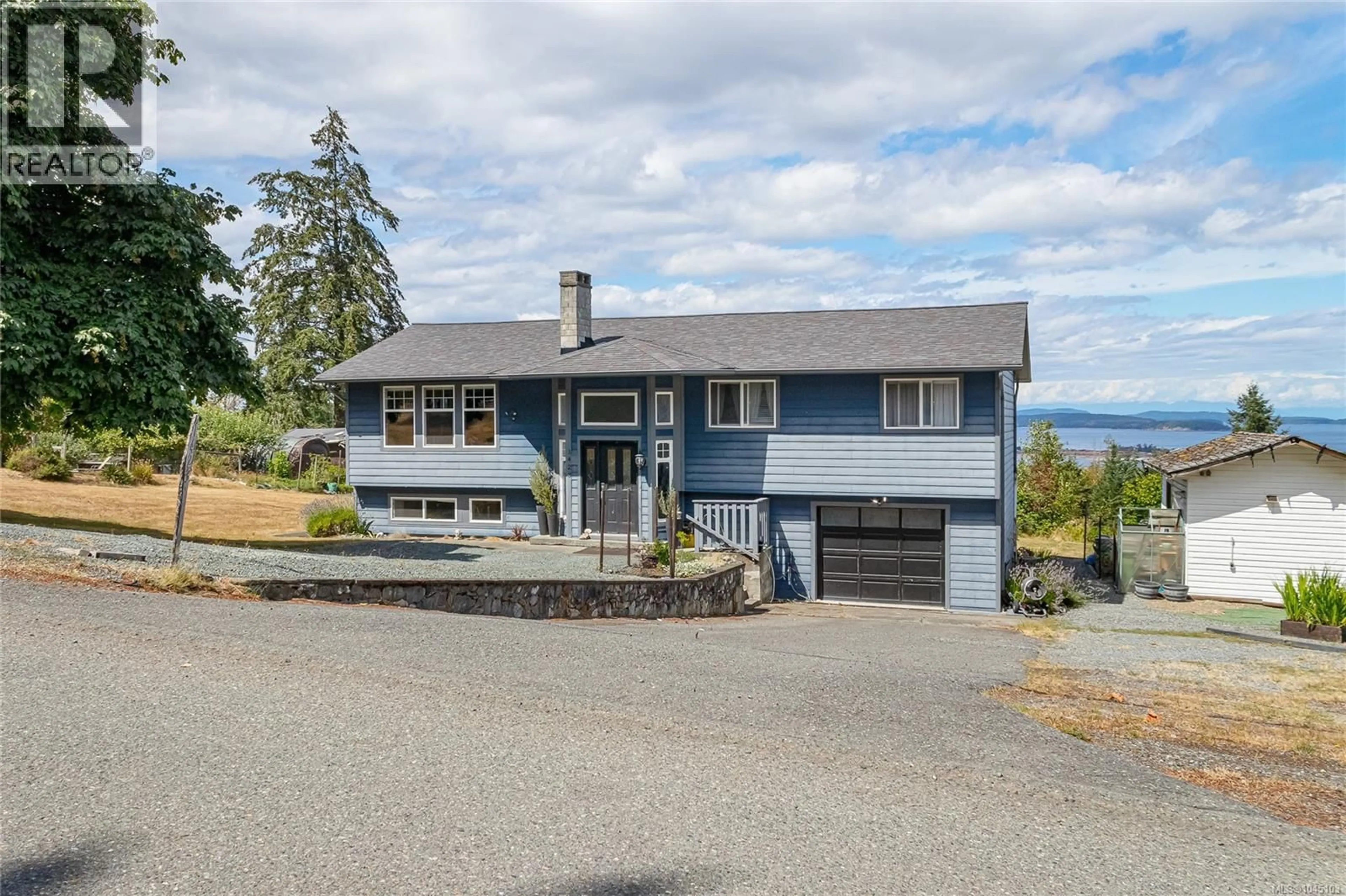 Home with vinyl exterior material, water/lake/river/ocean view for 1423 TATLO ROAD, Crofton British Columbia V0R1R0