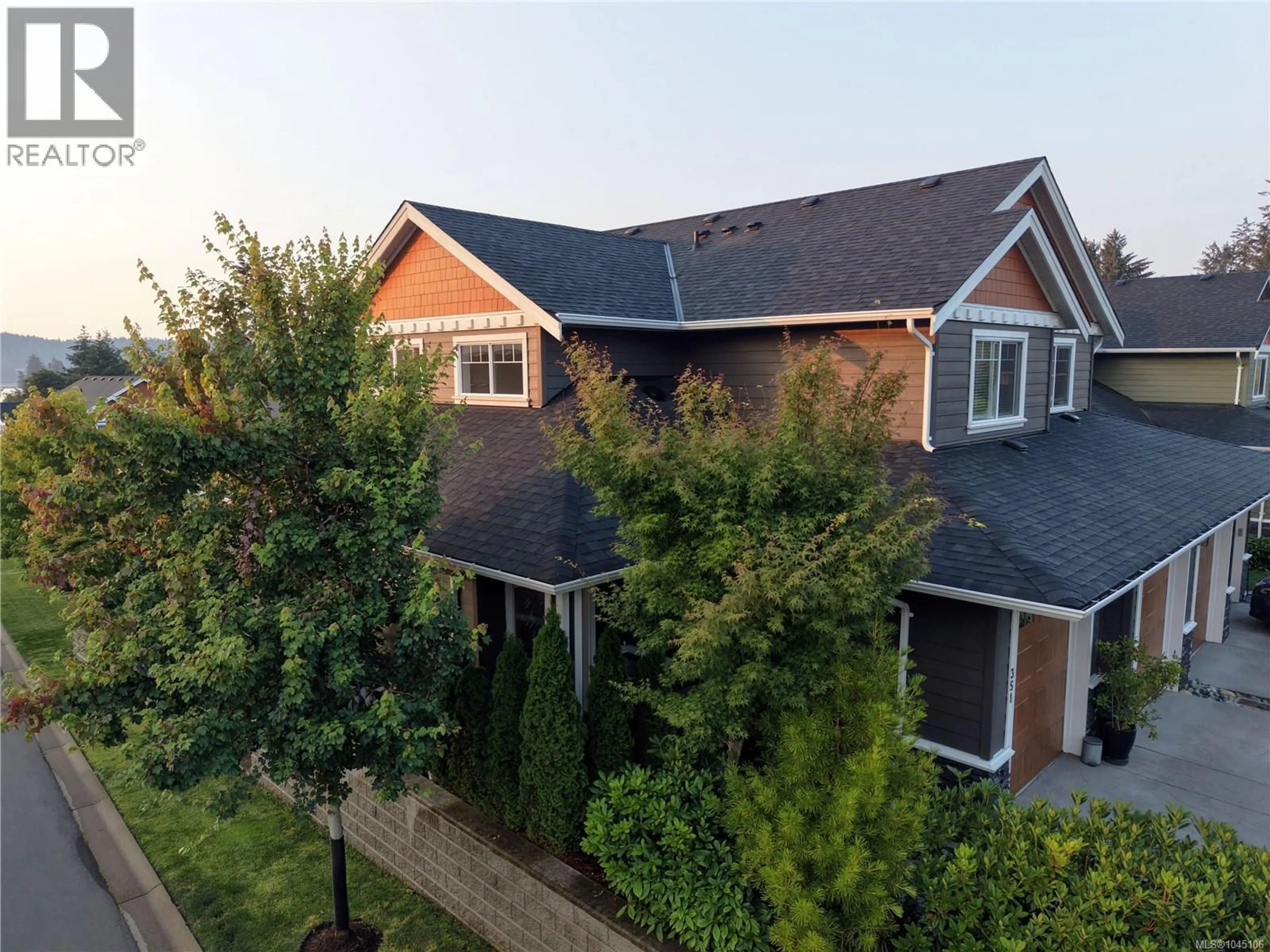 A pic from outside/outdoor area/front of a property/back of a property/a pic from drone, street for 351 - 6995 NORDIN ROAD, Sooke British Columbia V9Z1L4