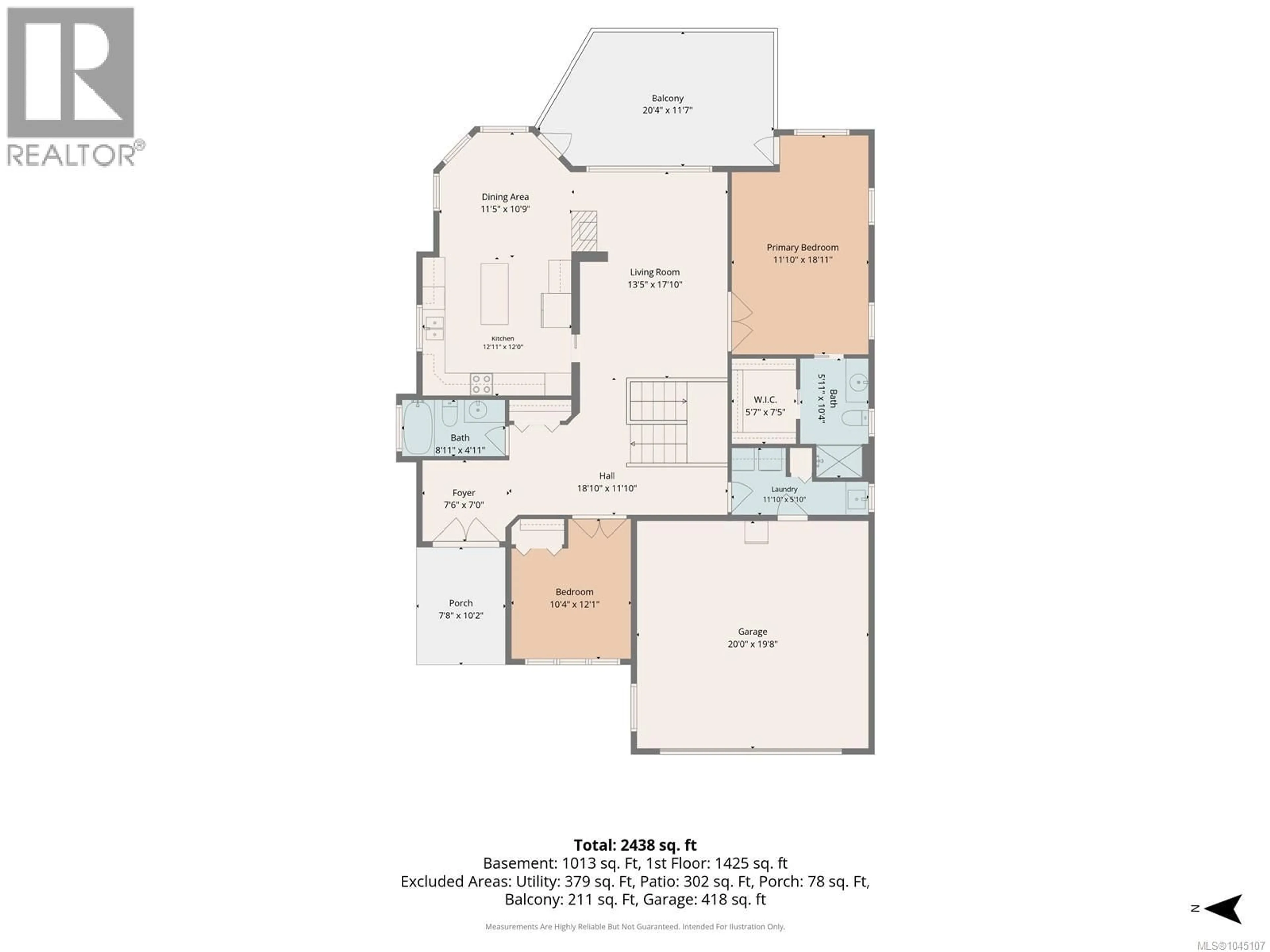 Floor plan for 3712 CAVENDISH BOULEVARD, Nanaimo British Columbia V9T6P7
