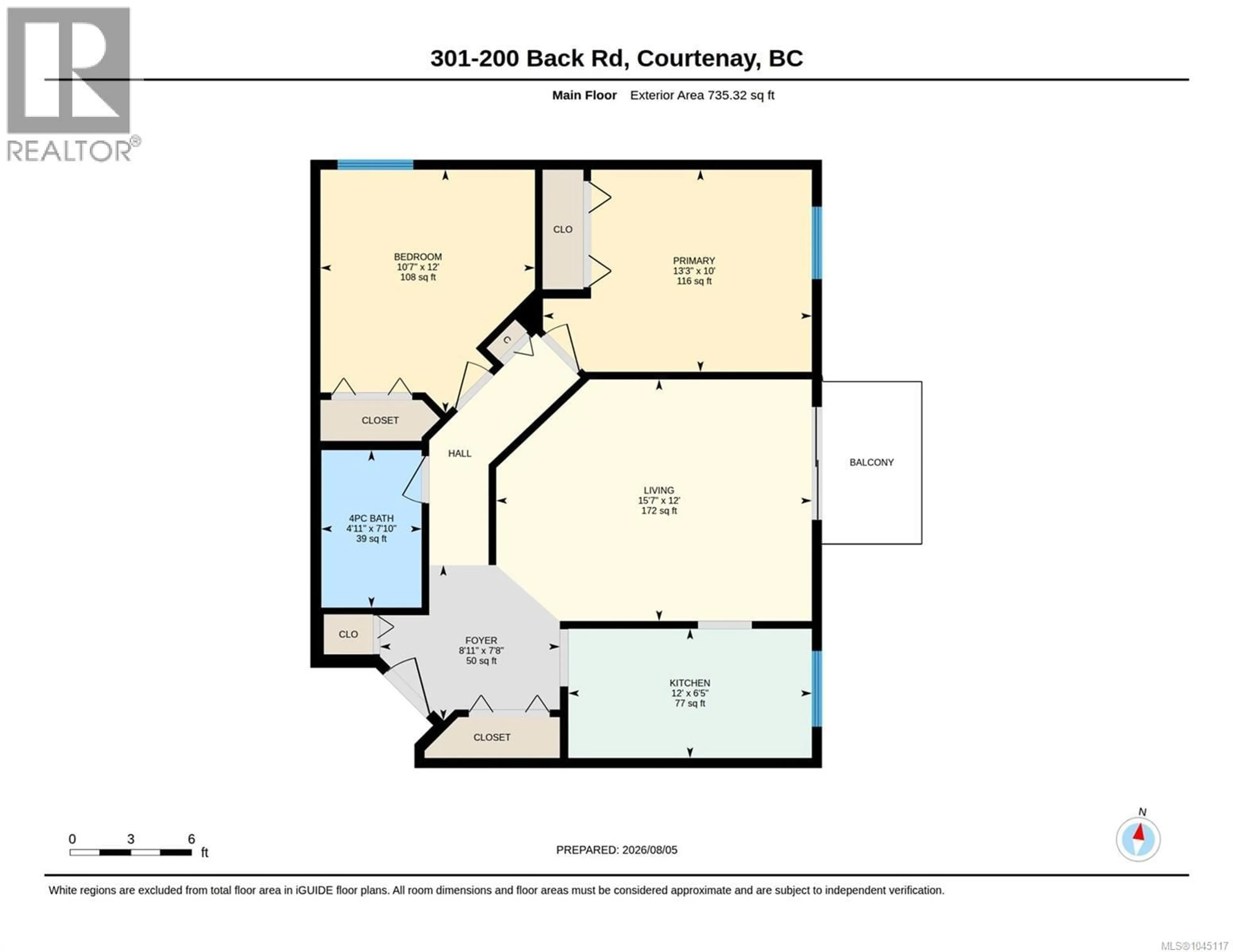 Floor plan for 301 - 200 BACK ROAD, Courtenay British Columbia V9N3W6