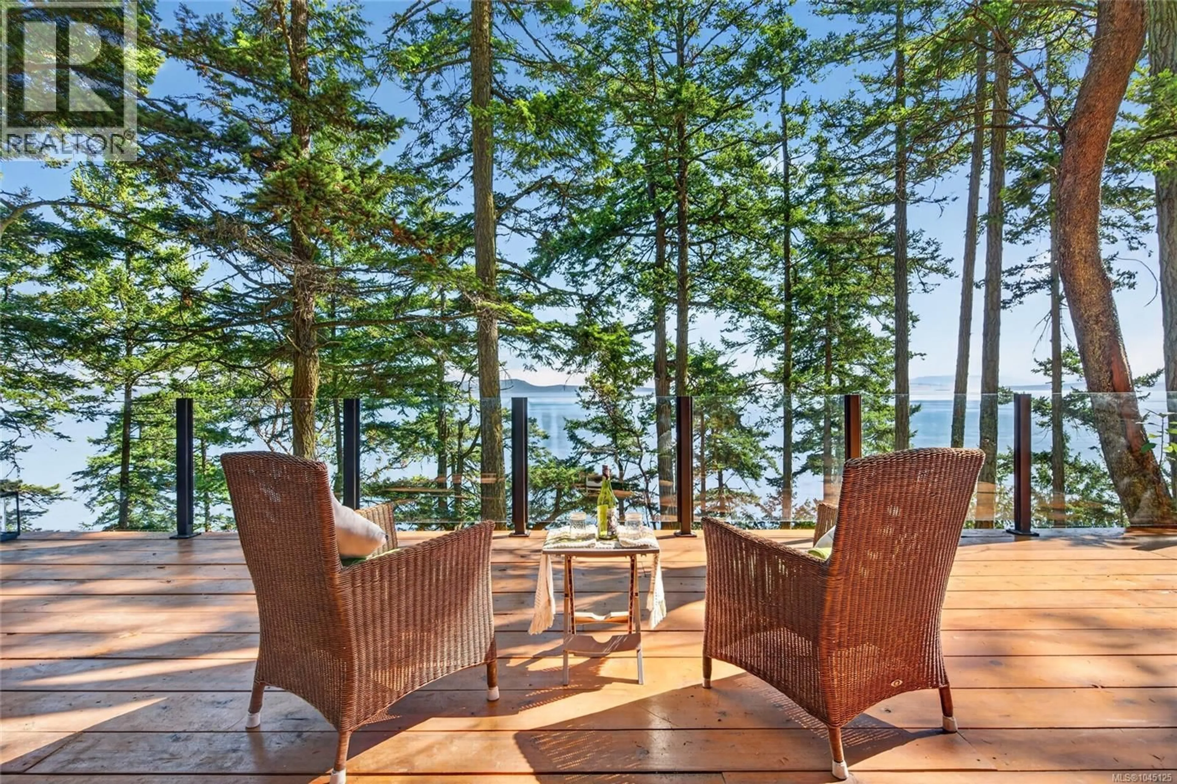 Patio, water/lake/river/ocean view for 1316 GREENLEAF LANE, Sidney Island British Columbia L0L0L0