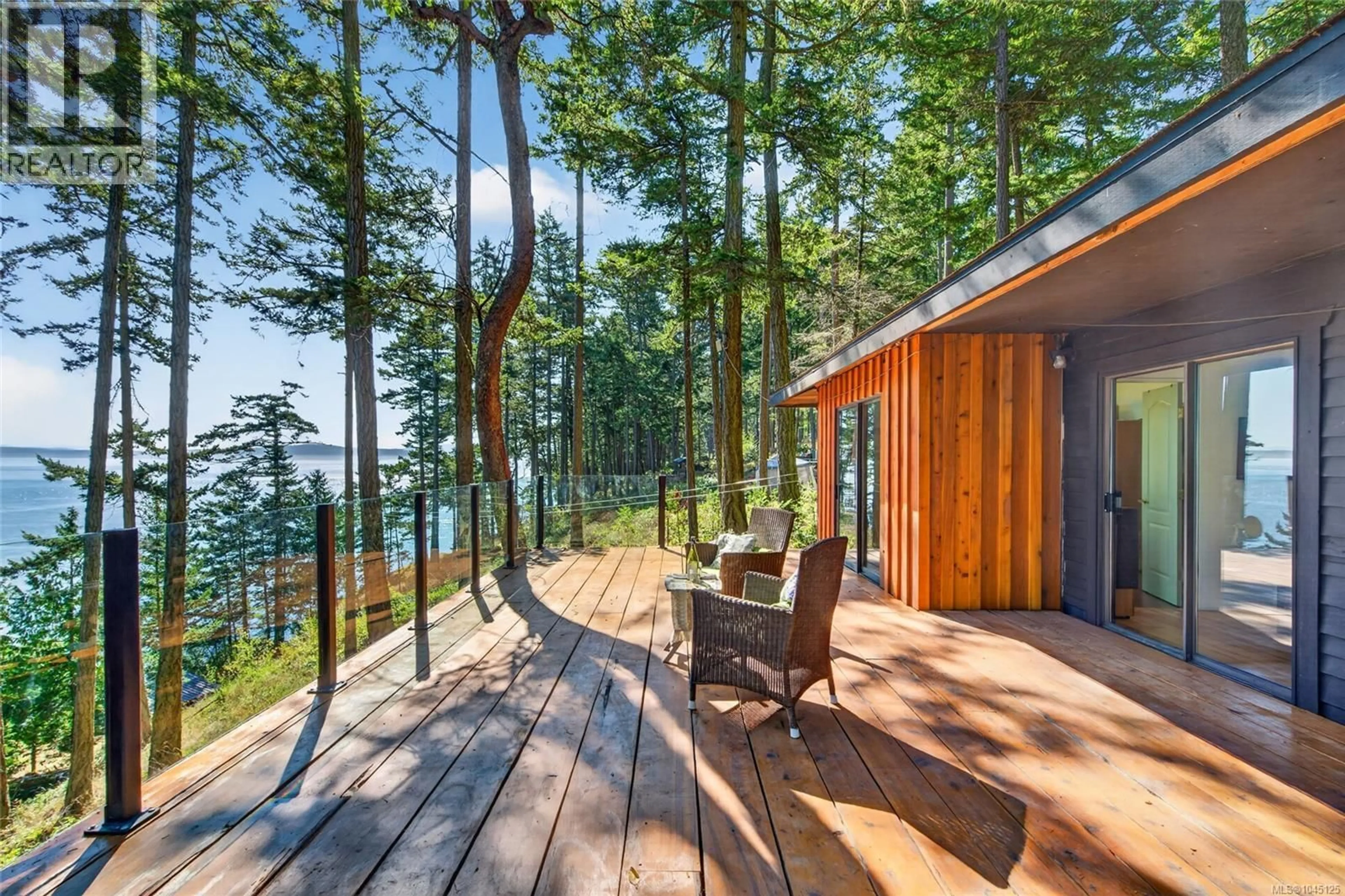 Patio, forest/trees view for 1316 GREENLEAF LANE, Sidney Island British Columbia L0L0L0