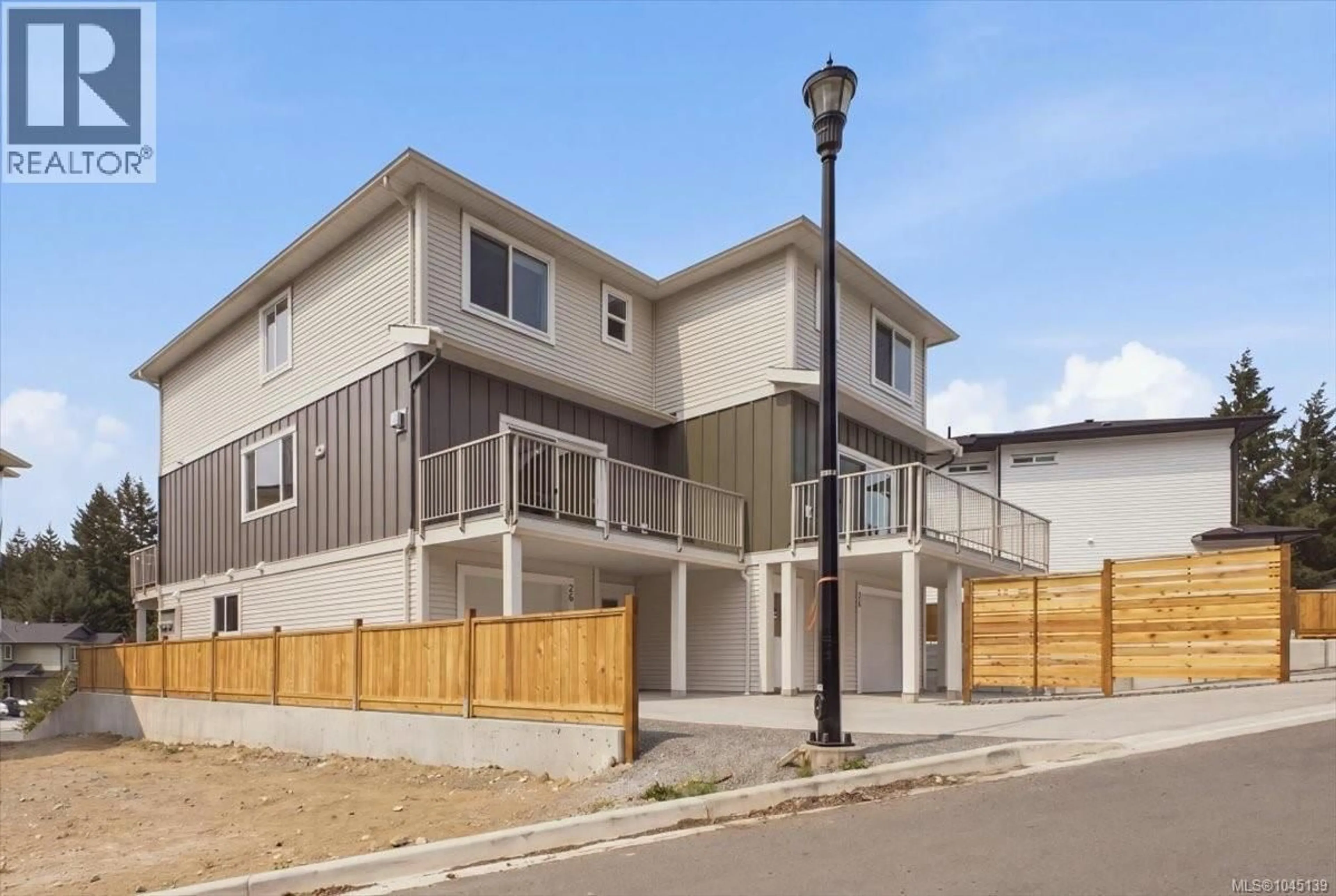 Home with vinyl exterior material, street for 26 LEAM ROAD, Nanaimo British Columbia V9T3N7
