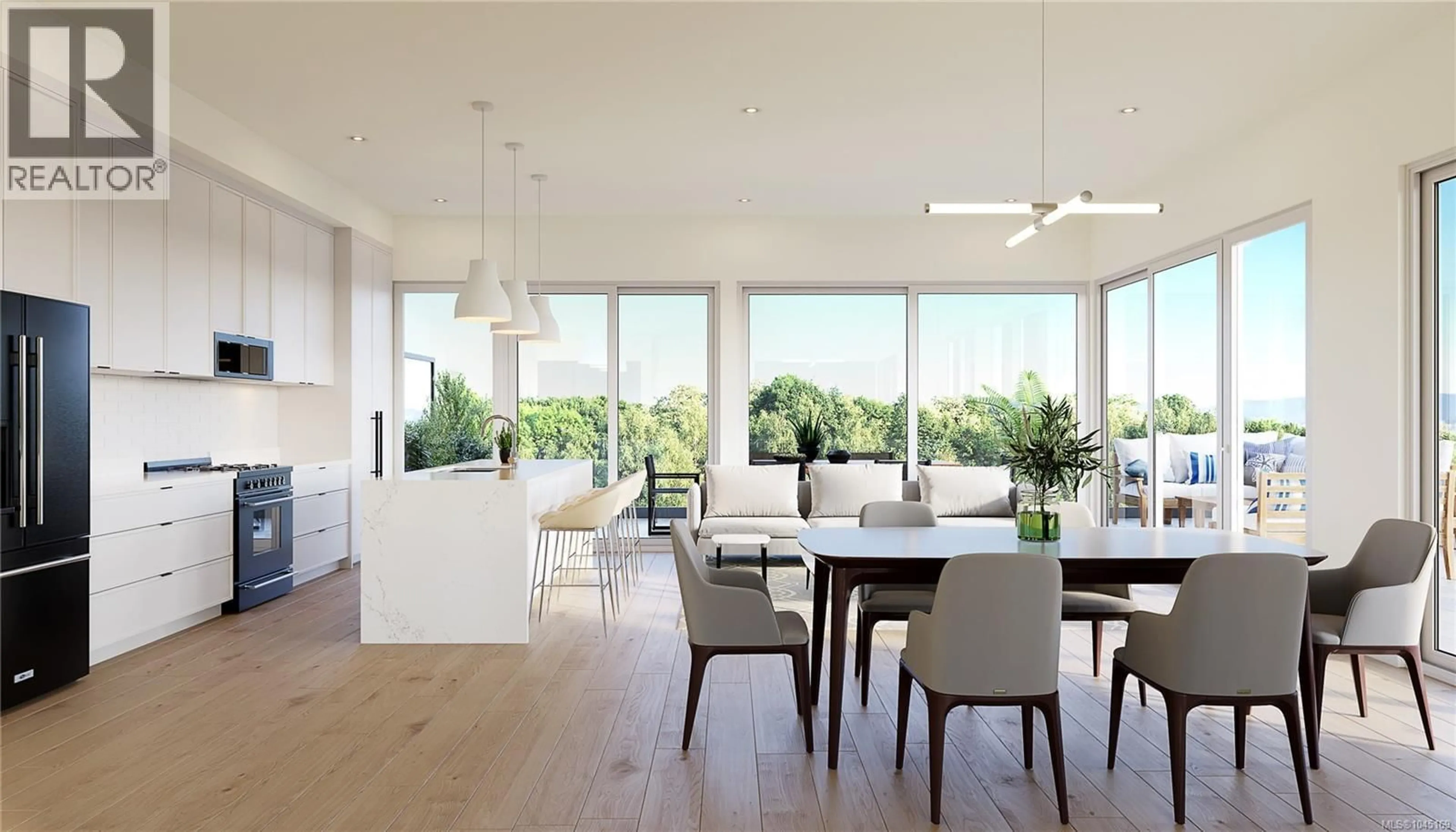 Dining room, wood/laminate floor for 504 - 167 ISLAND HIGHWAY, View Royal British Columbia V9B1G1