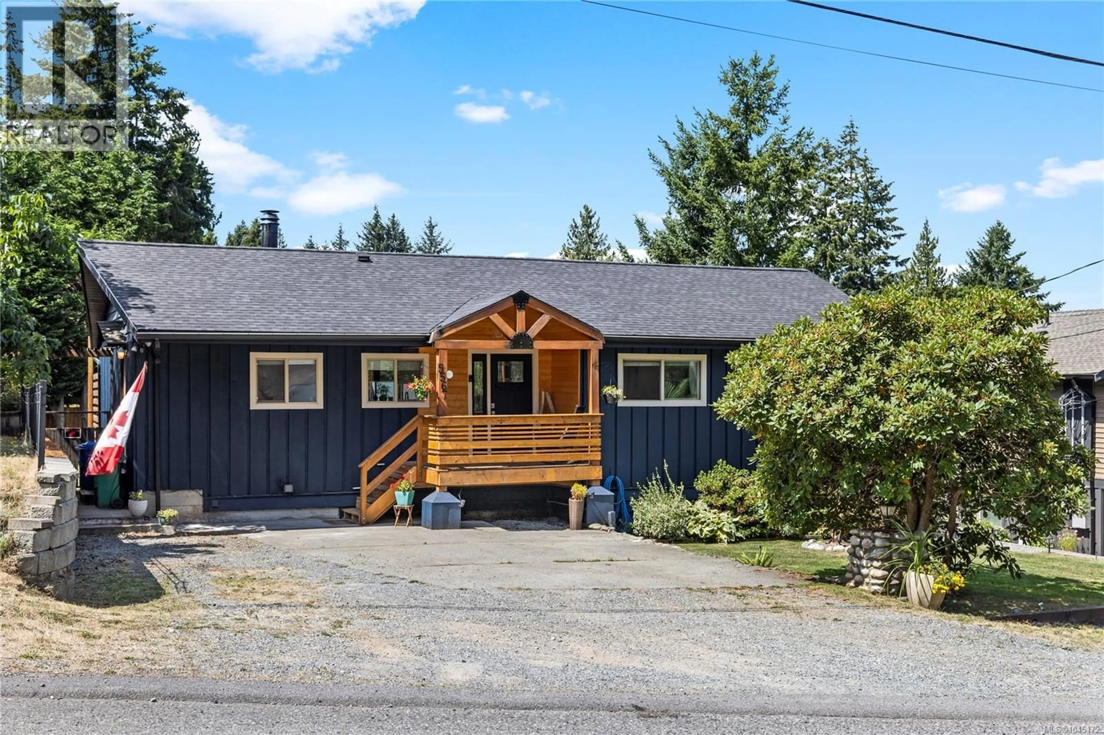 Home with vinyl exterior material, street for 5567 VENTURA DRIVE, Nanaimo British Columbia V9T5M6