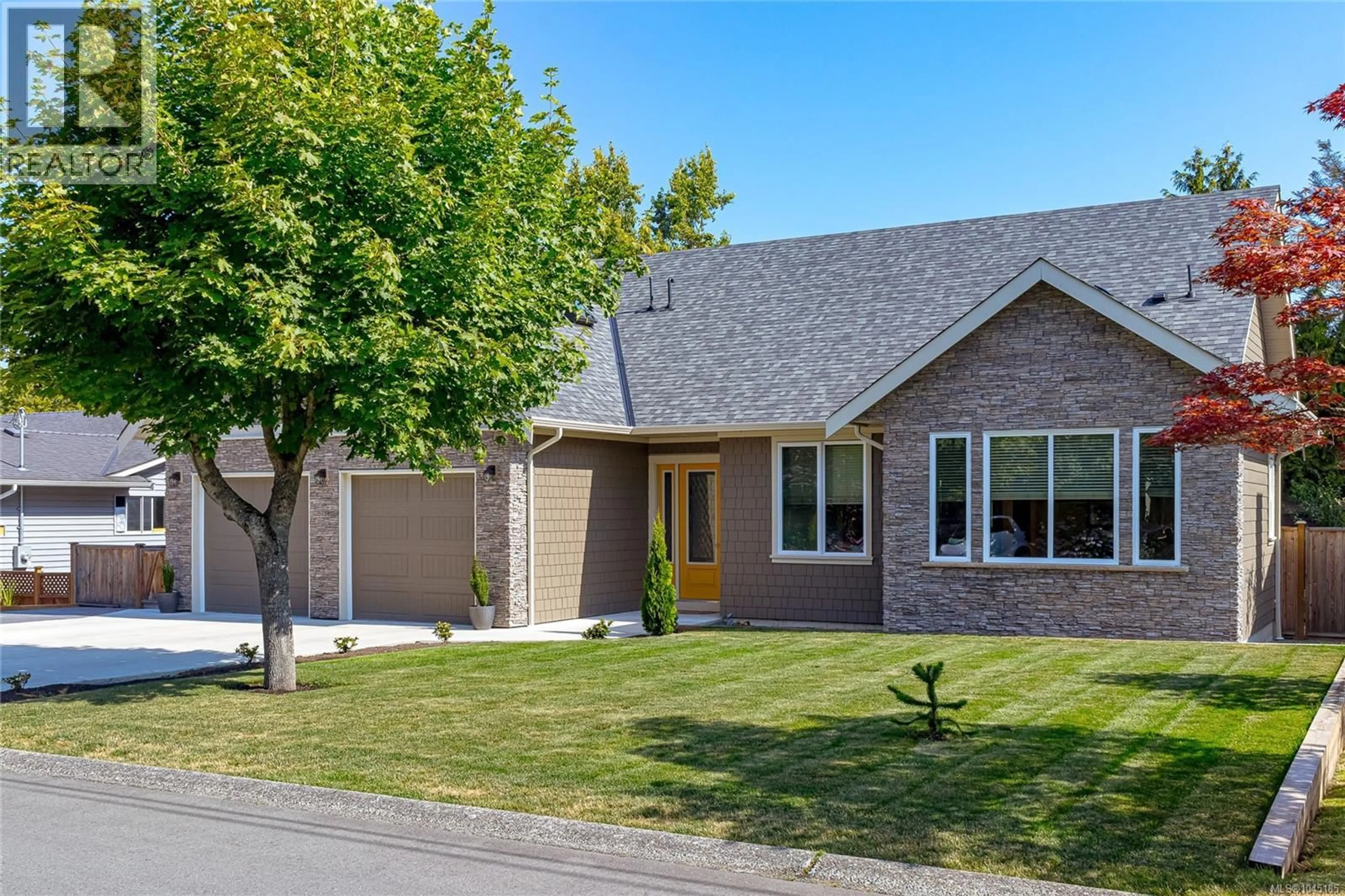 Home with brick exterior material, street for 2104 COLINWOOD ROAD, Sidney British Columbia V8L4H5