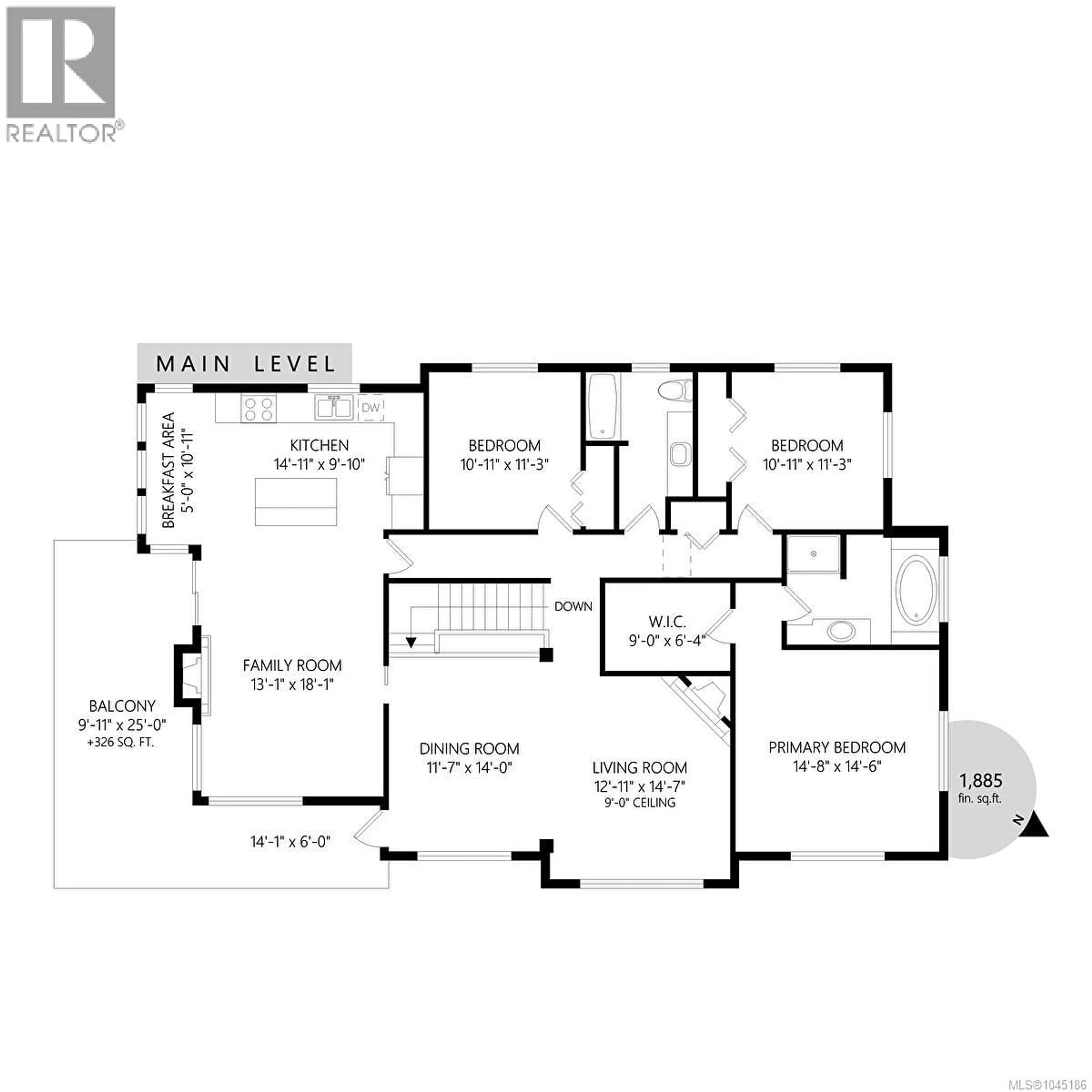 Floor plan for 7348 RIDGEDOWN COURT, Central Saanich British Columbia V8M2H7