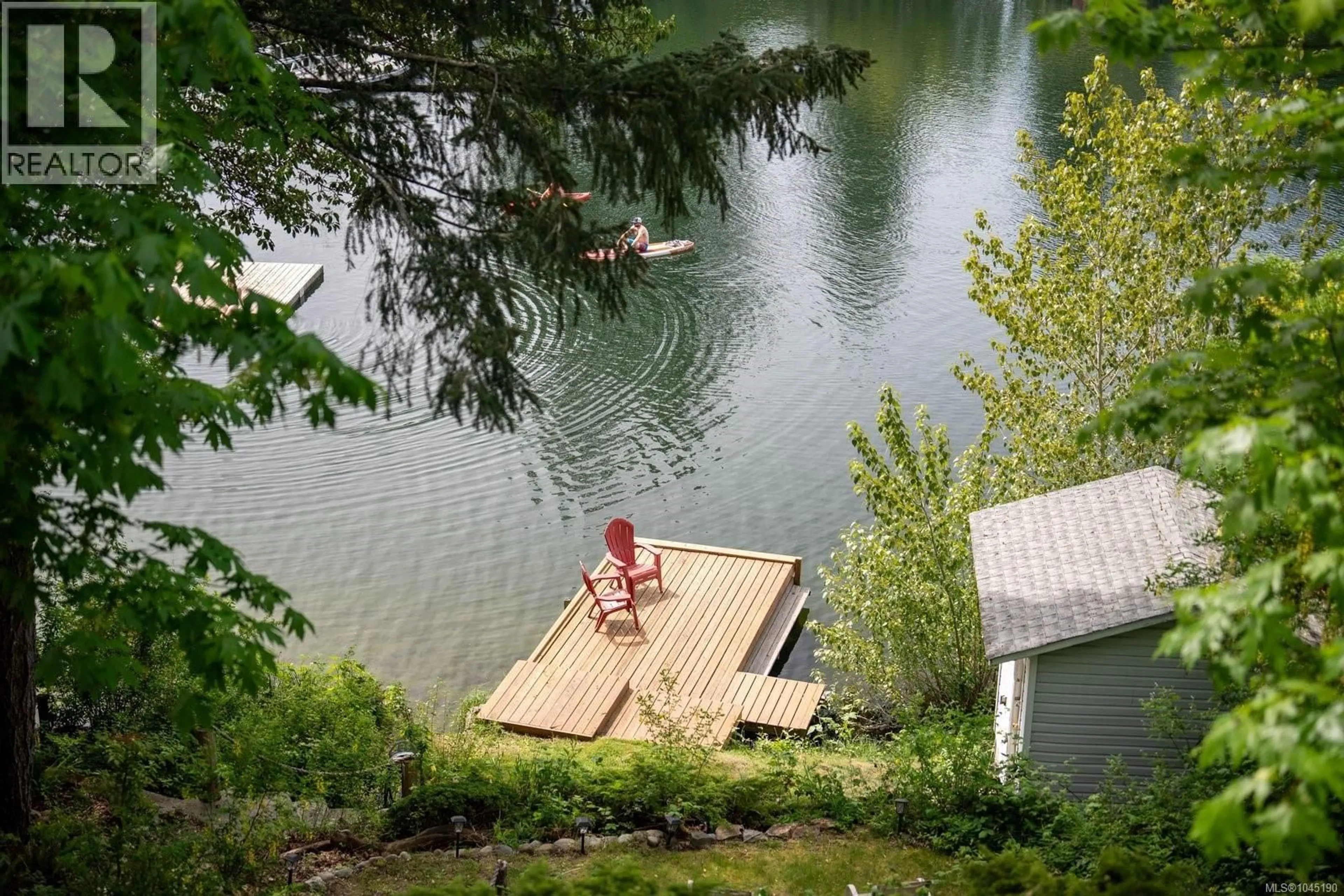 A pic from outside/outdoor area/front of a property/back of a property/a pic from drone, water/lake/river/ocean view for 1055 TRILLIUM ROAD, Langford British Columbia V9B4G3