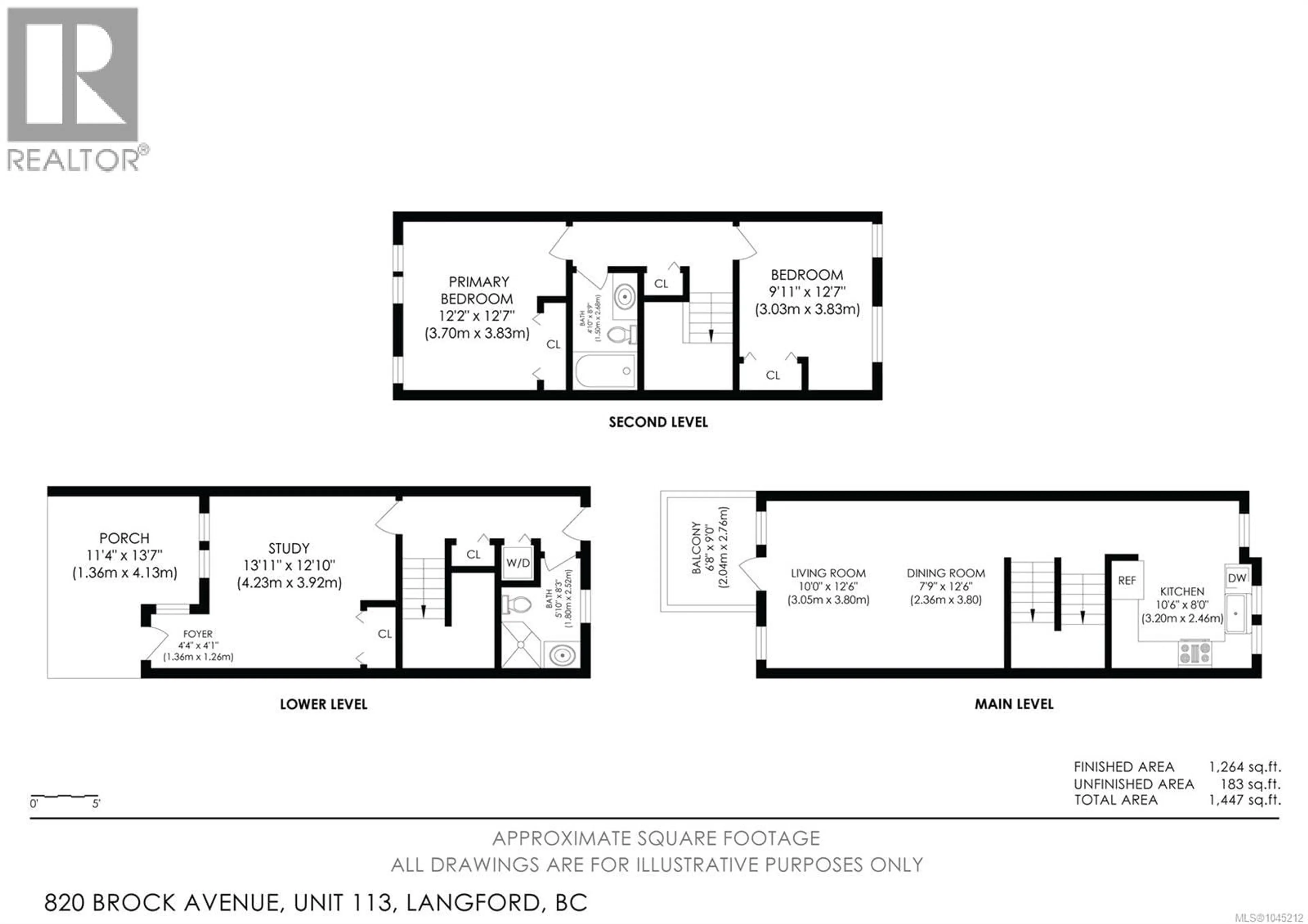 Floor plan for 113 - 820 BROCK AVENUE, Langford British Columbia V9B0B8