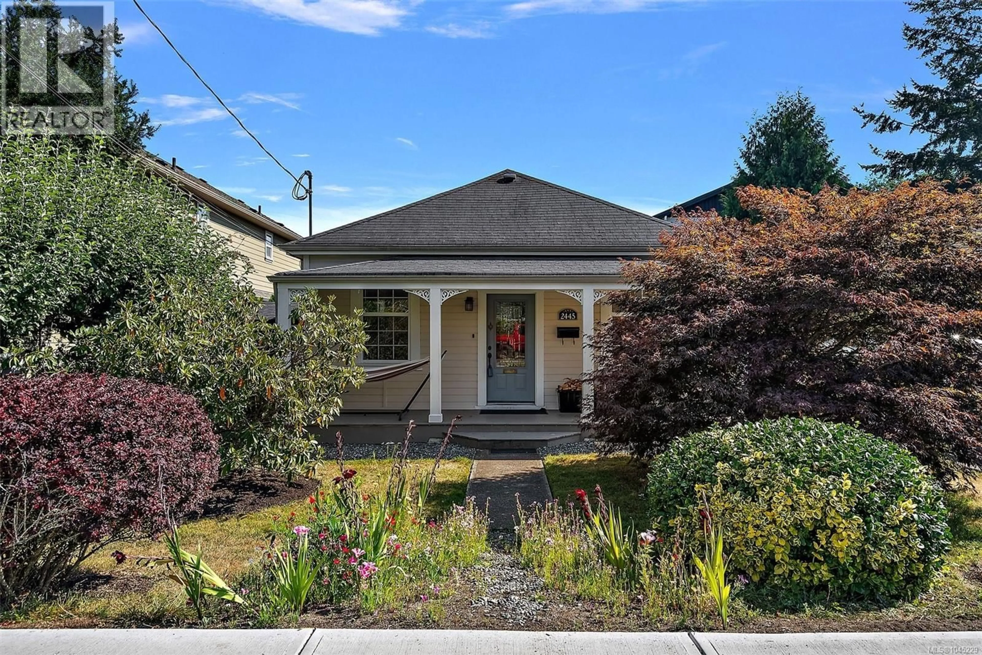 Home with vinyl exterior material, street for 2445 MALAVIEW AVENUE, Sidney British Columbia V8L2G4
