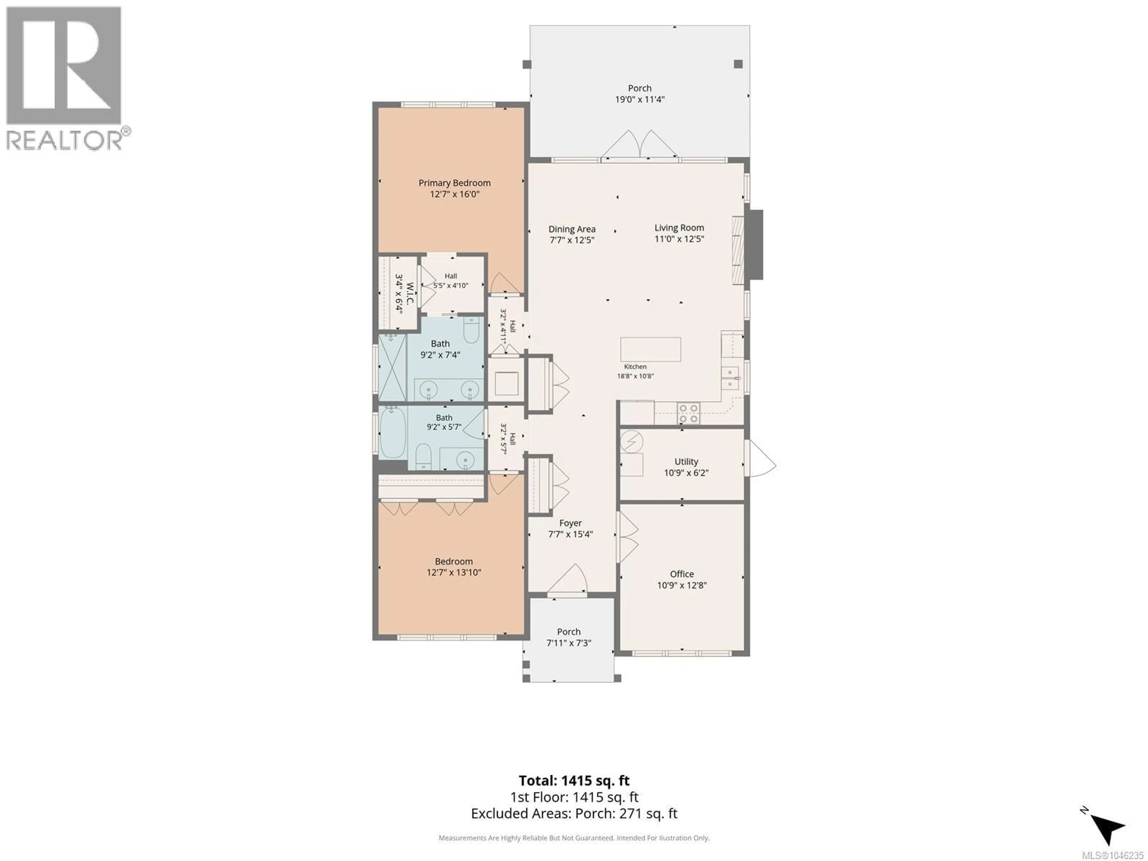 Floor plan for 61 - 5251 ISLAND HIGHWAY WEST, Qualicum Beach British Columbia V9K2C1