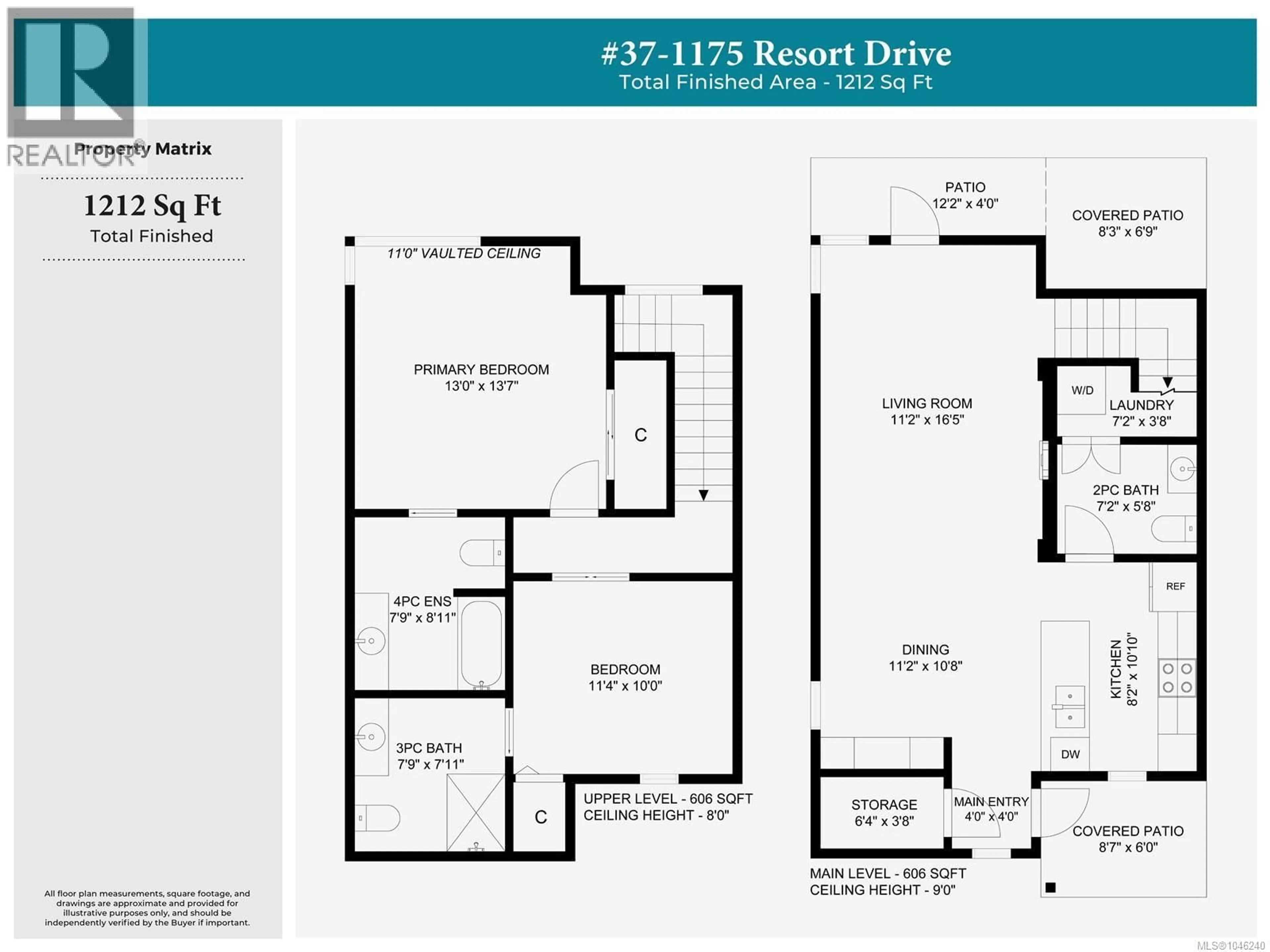 Floor plan for 37 - 1175 RESORT DRIVE, Parksville British Columbia V9P2E3