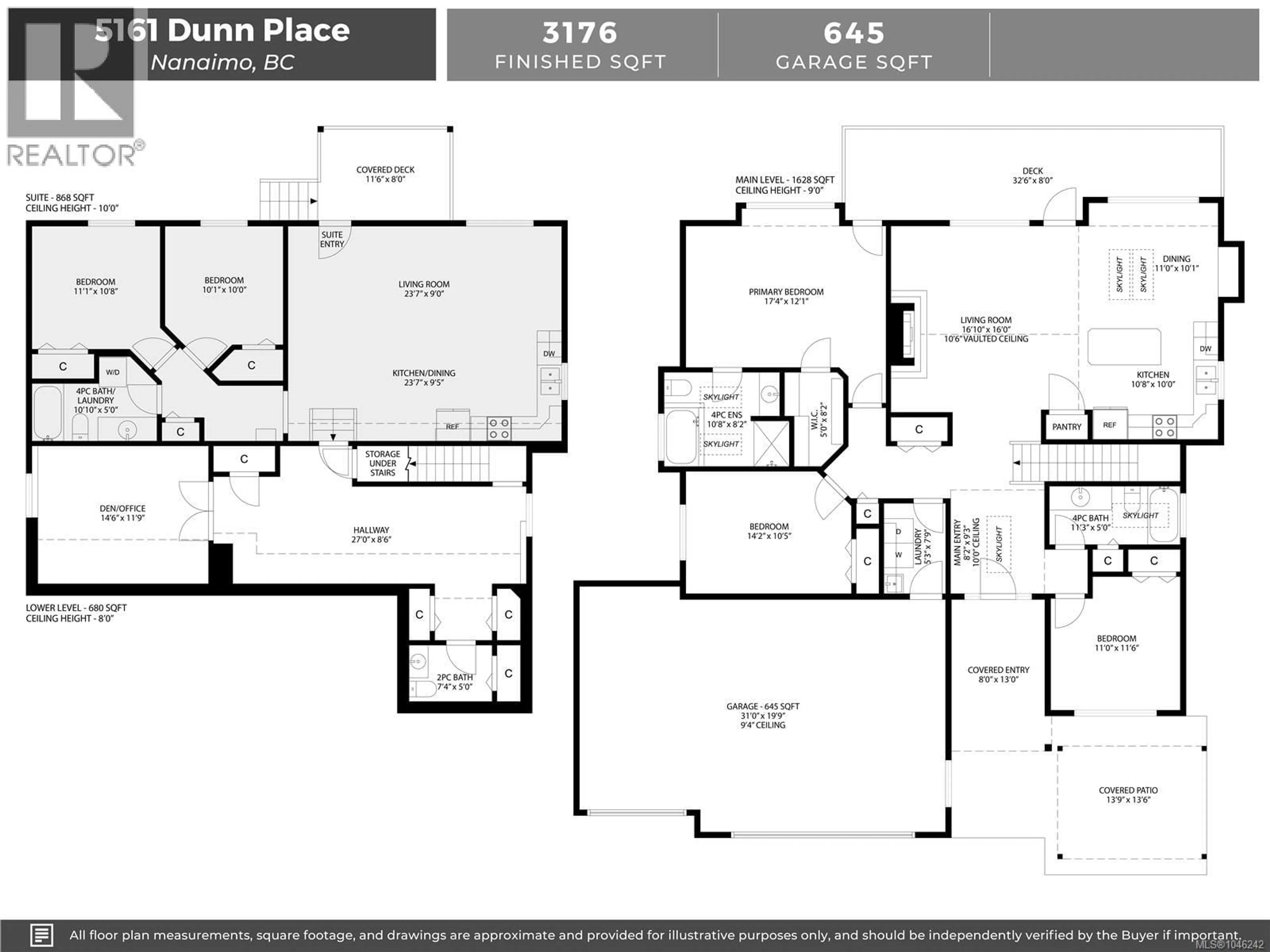 Floor plan for 5161 DUNN PLACE, Nanaimo British Columbia V9T6S9