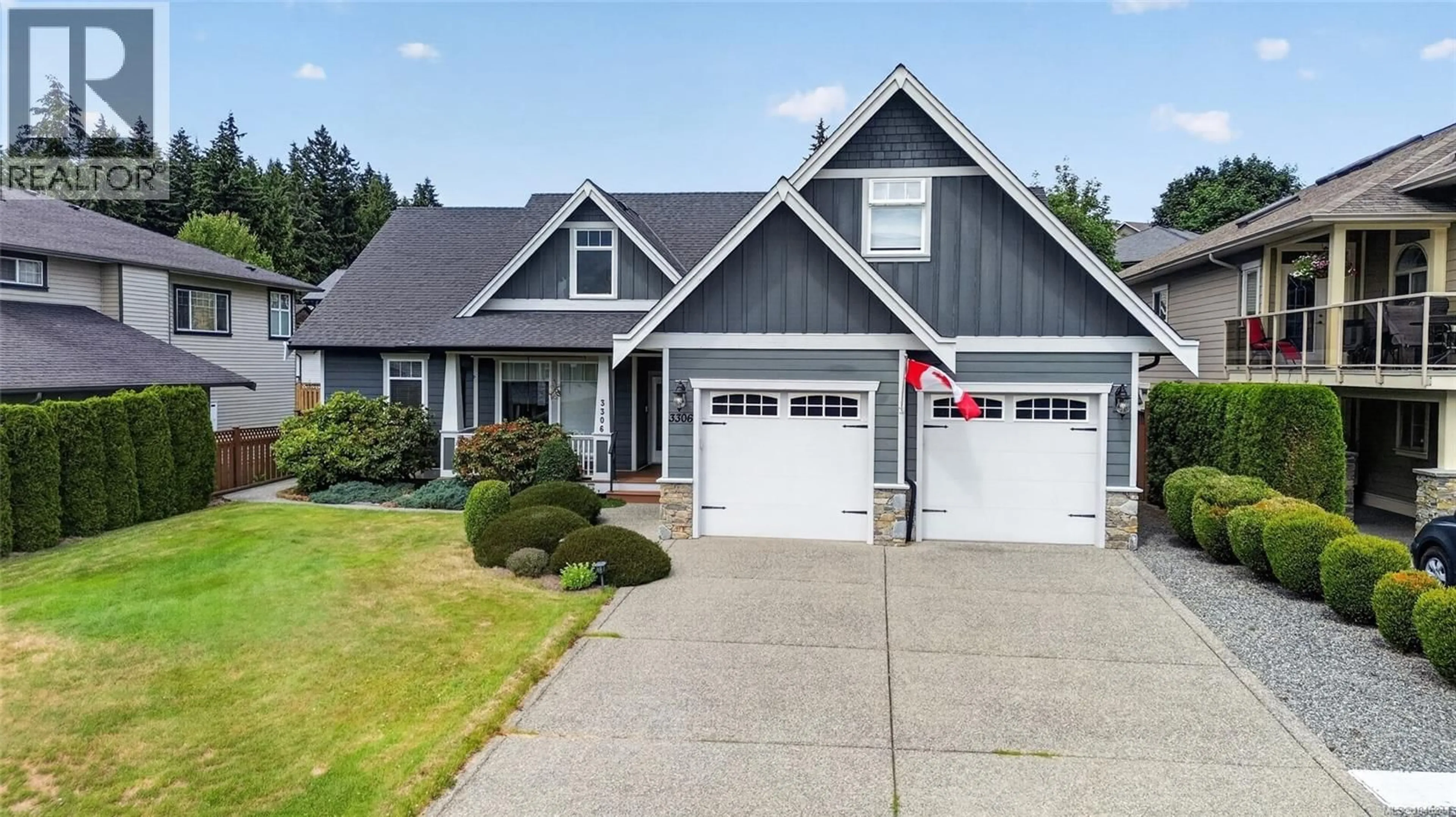 Home with vinyl exterior material, street for 3306 SAVANNAH PLACE, Nanaimo British Columbia V9T6R9