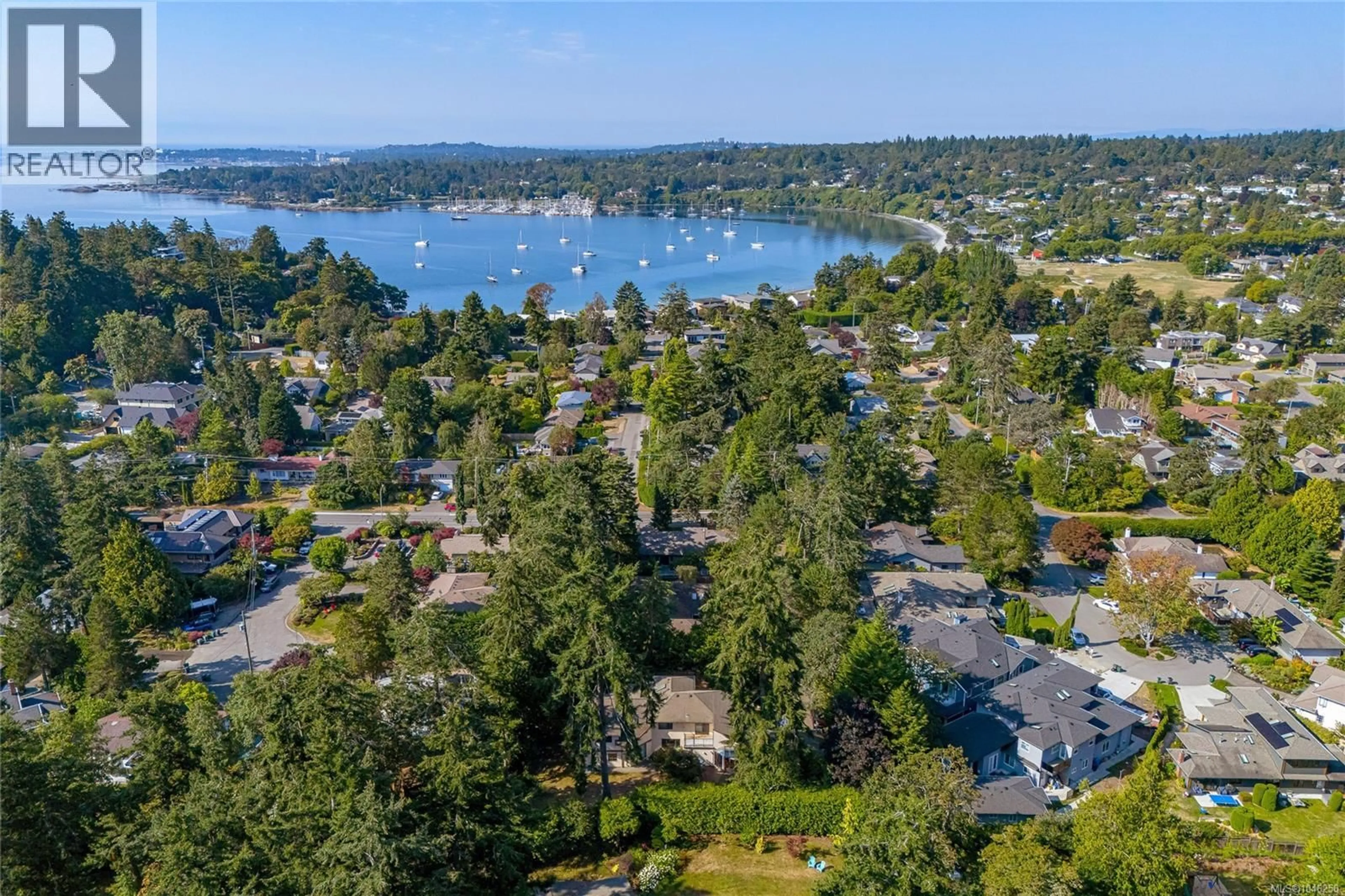 A pic from outside/outdoor area/front of a property/back of a property/a pic from drone, water/lake/river/ocean view for 2680 ARBUTUS ROAD, Saanich British Columbia V8N1W6