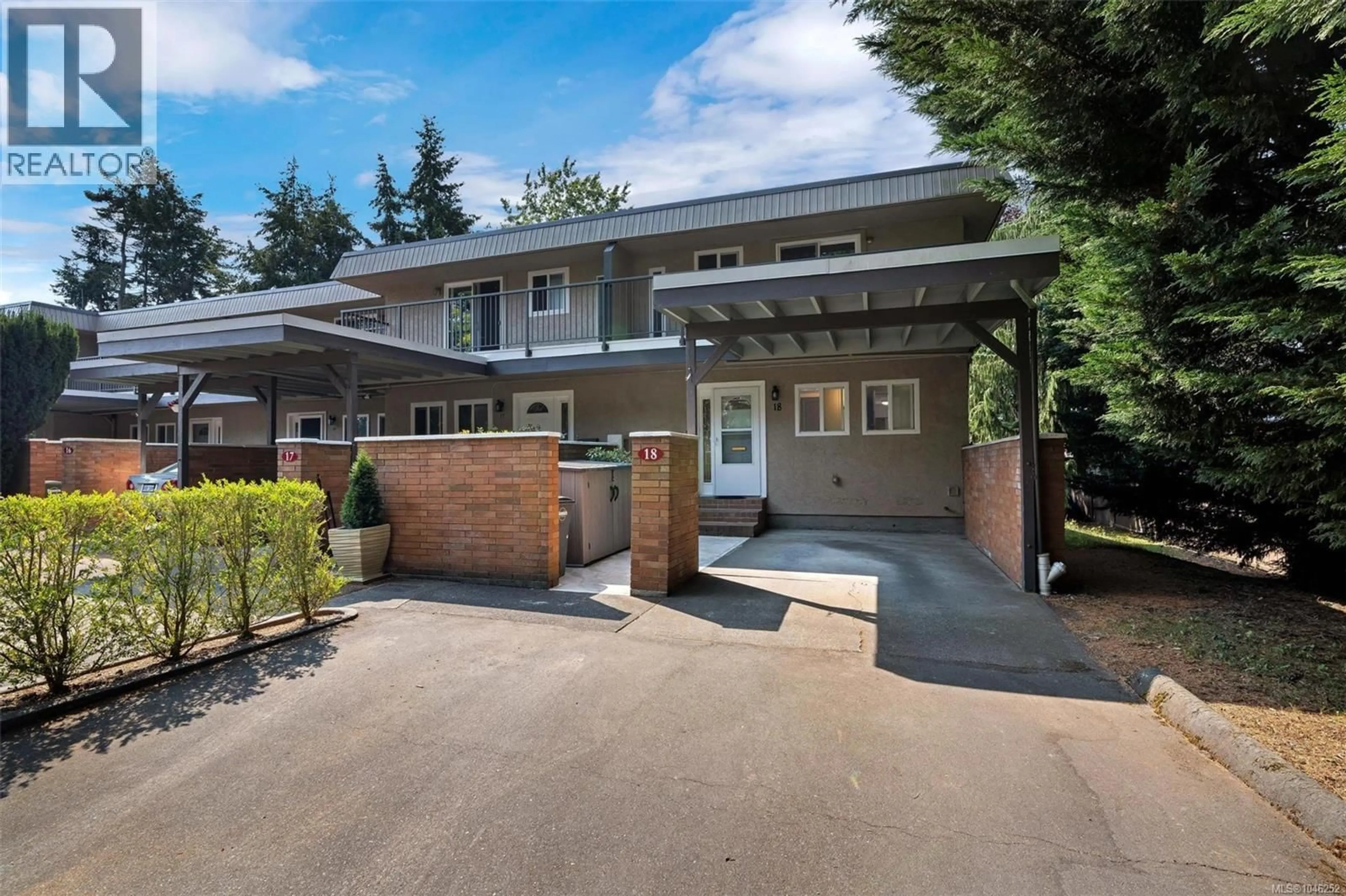 Home with brick exterior material, street for 18 - 1701 MCKENZIE AVENUE, Saanich British Columbia V8N1A6