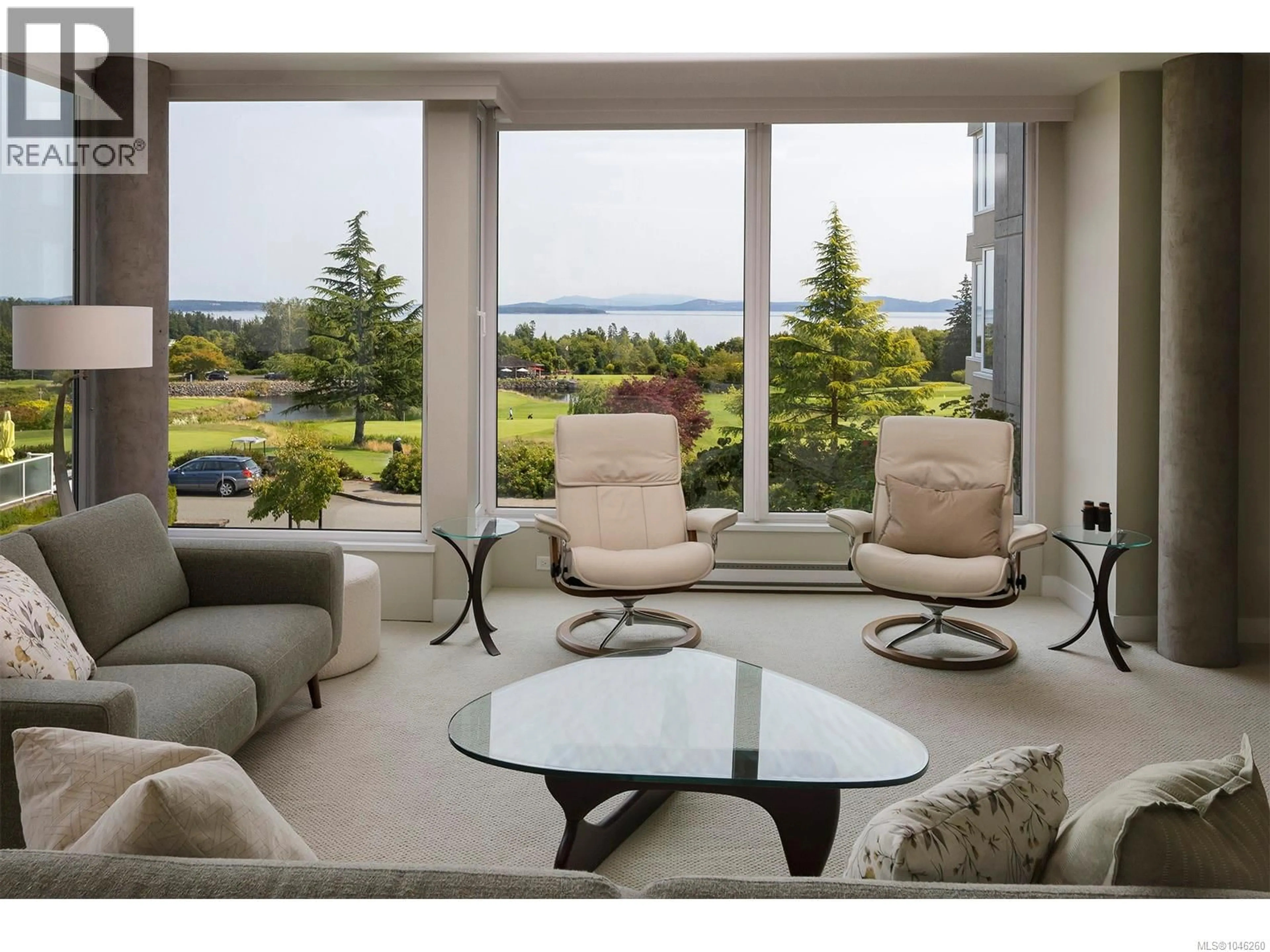 Living room with furniture, unknown for 204 - 5350 SAYWARD HILL CRESCENT, Saanich British Columbia V8Y3H9