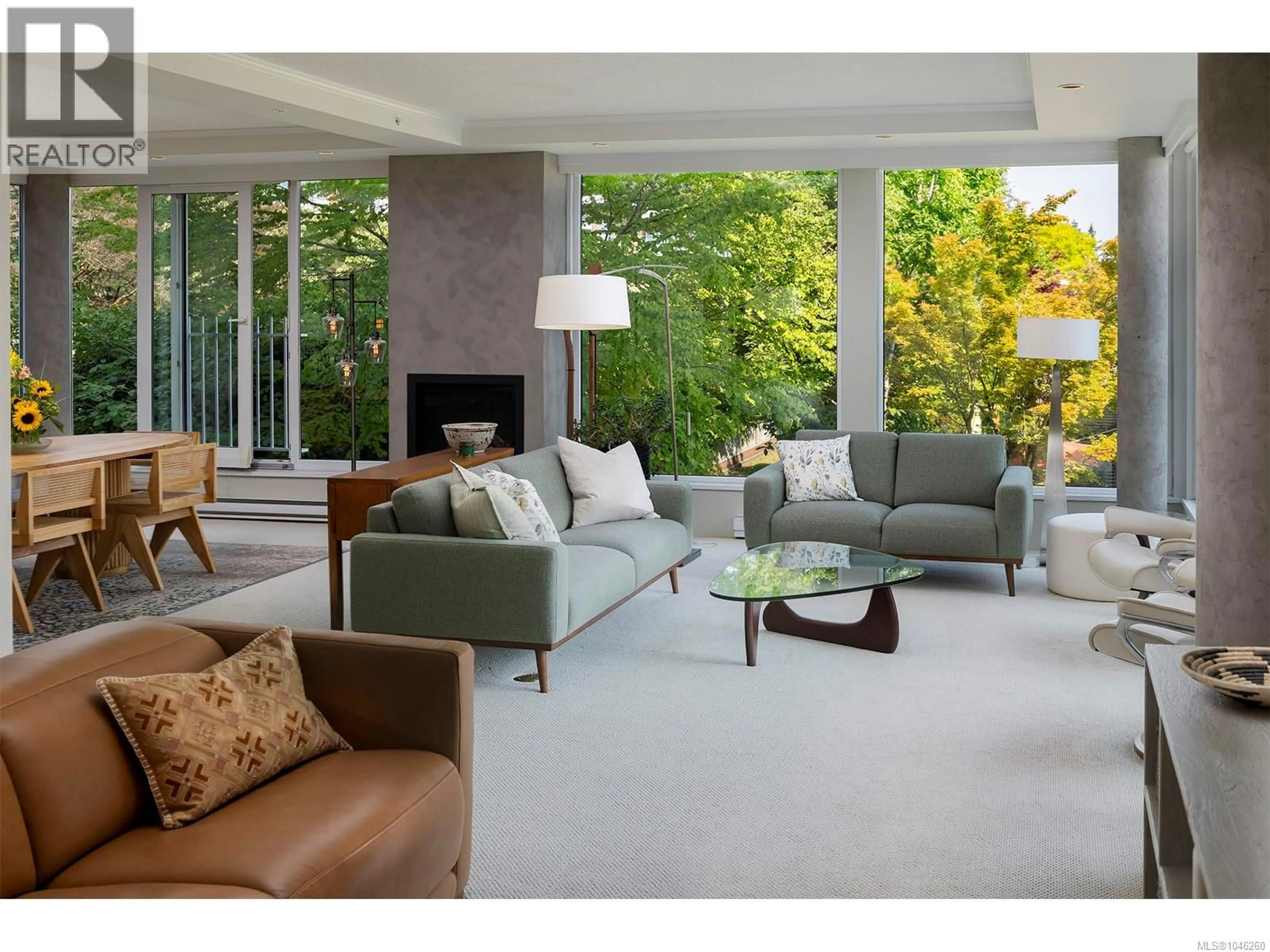 Living room with furniture, unknown for 204 - 5350 SAYWARD HILL CRESCENT, Saanich British Columbia V8Y3H9