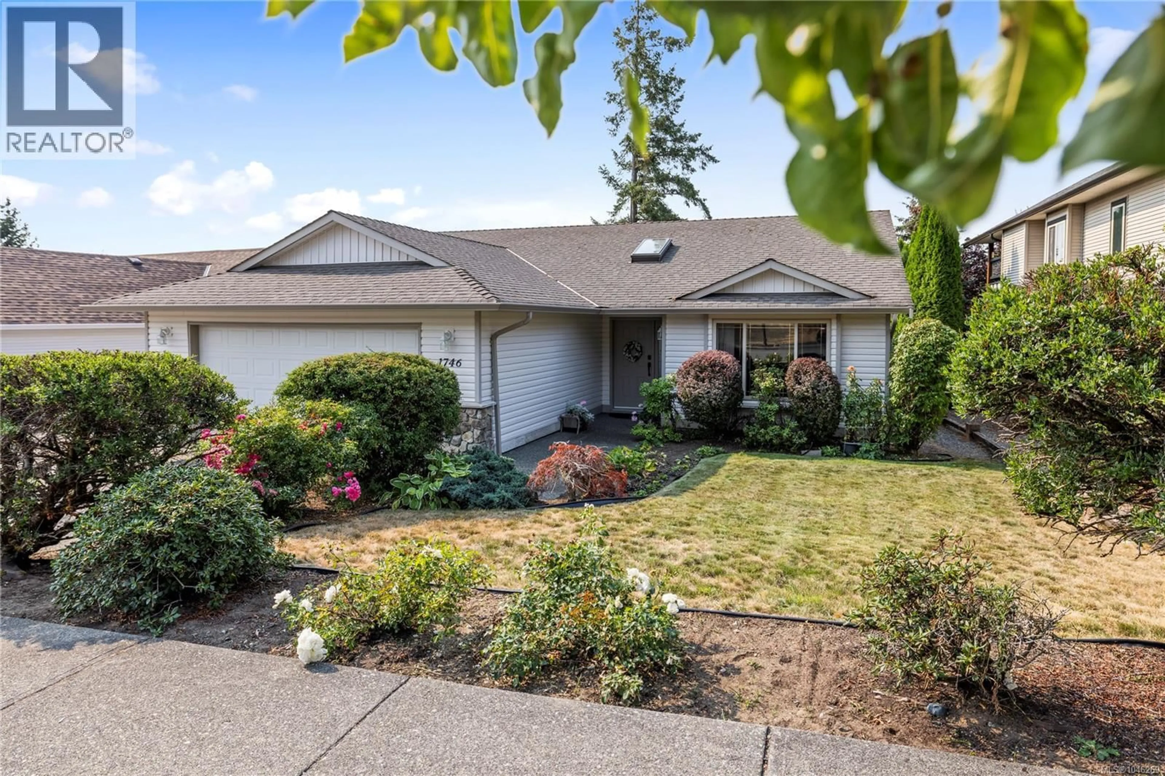 Home with vinyl exterior material, street for 1746 WHITE BLOSSOM WAY, Nanaimo British Columbia V9X1X6