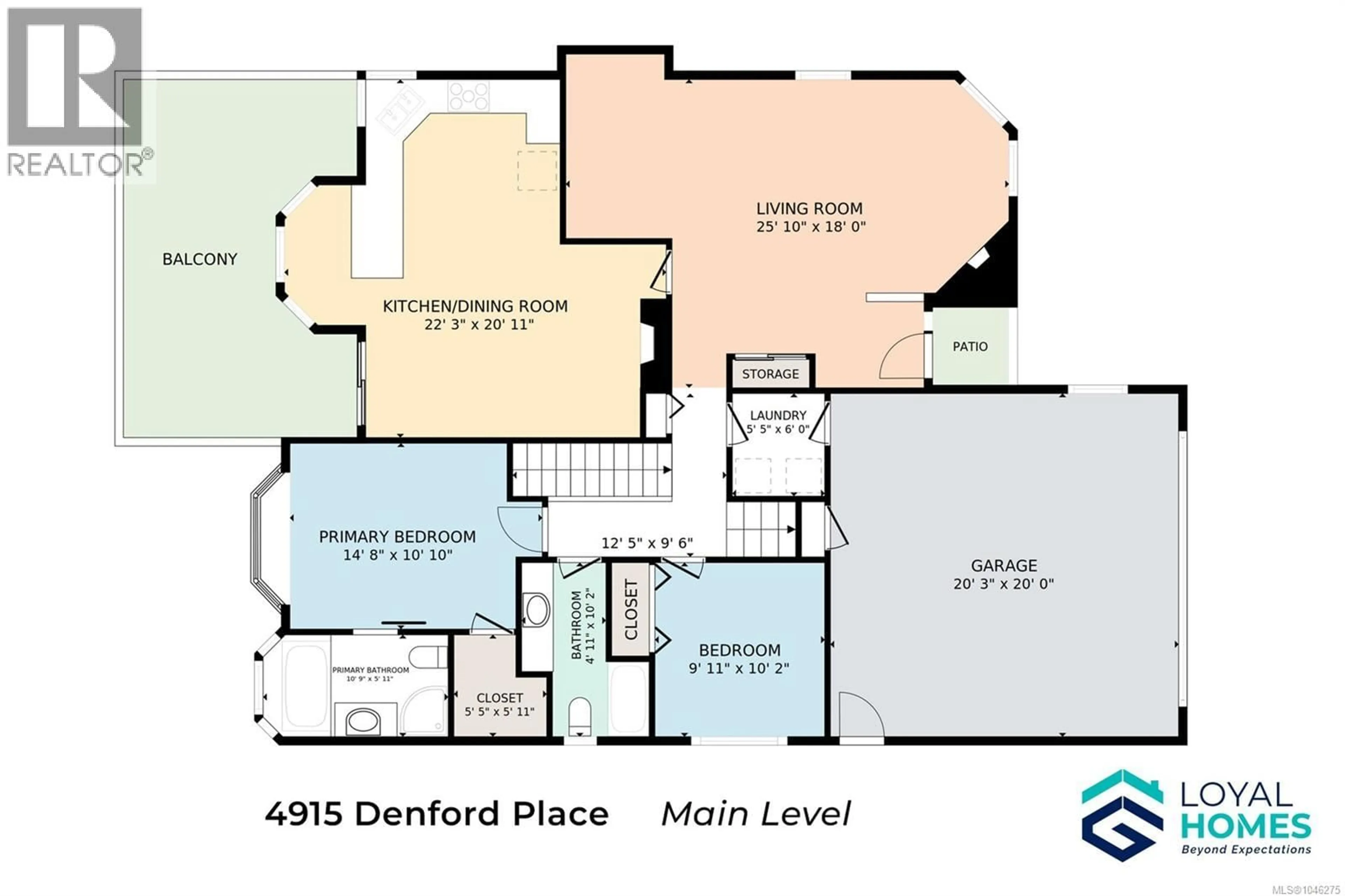 Floor plan for 4915 DENFORD PLACE, Nanaimo British Columbia V9V1R3