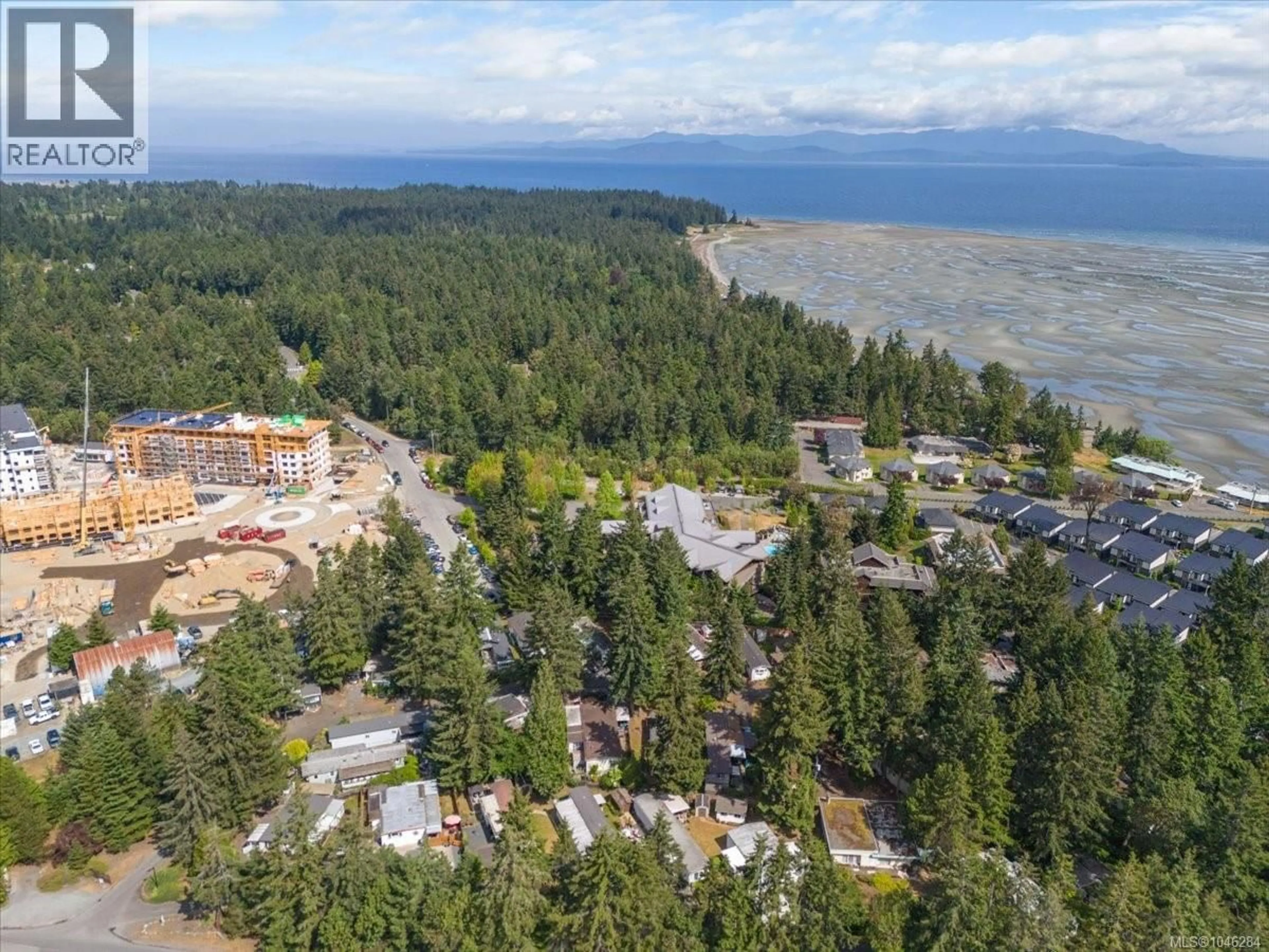 A pic from outside/outdoor area/front of a property/back of a property/a pic from drone, water/lake/river/ocean view for 53 - 1247 ARBUTUS ROAD, Parksville British Columbia V9P1R3