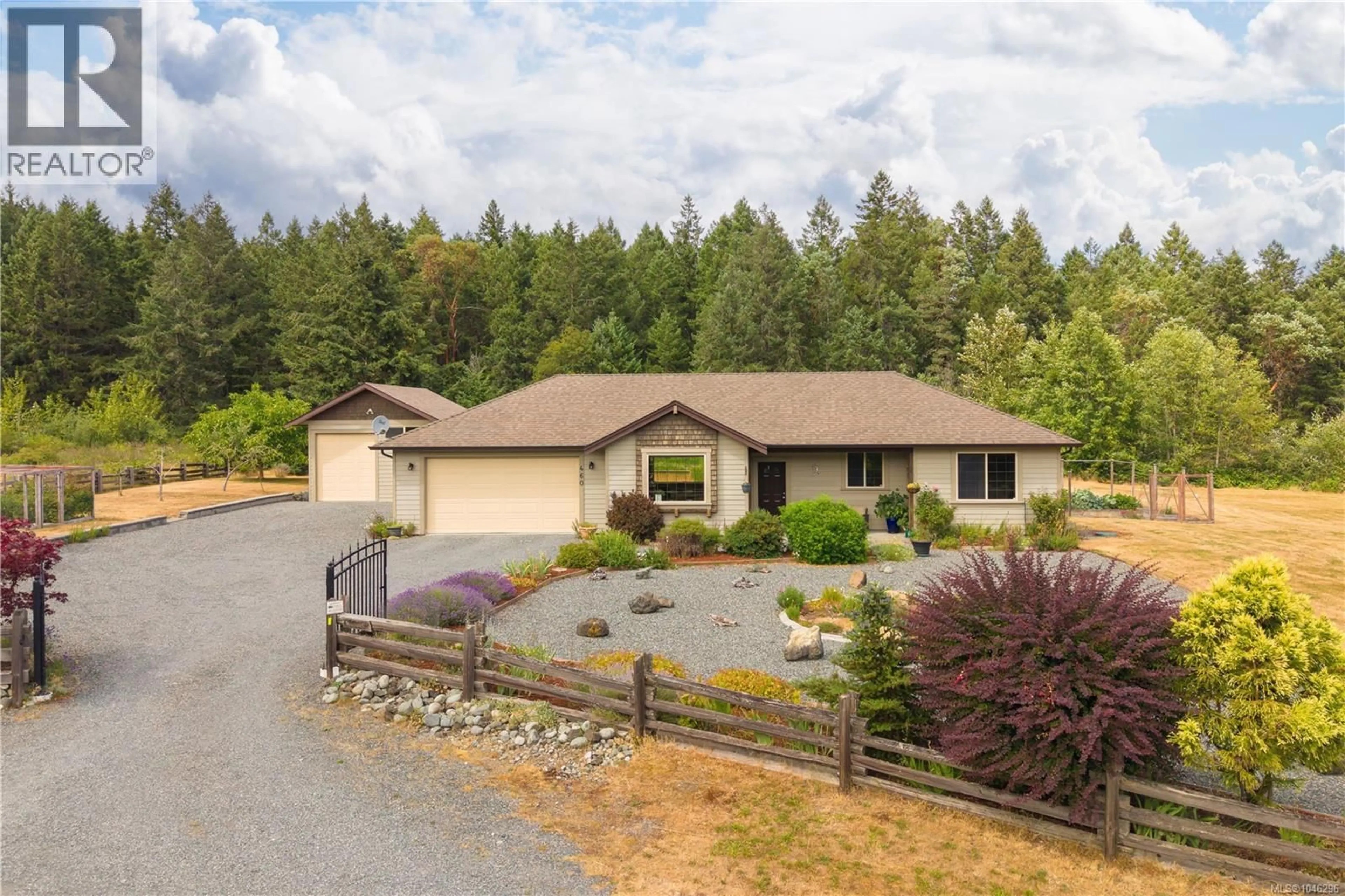 A pic from outside/outdoor area/front of a property/back of a property/a pic from drone, unknown for 460 NANAIMO RIVER ROAD, Nanaimo British Columbia V9X1E2