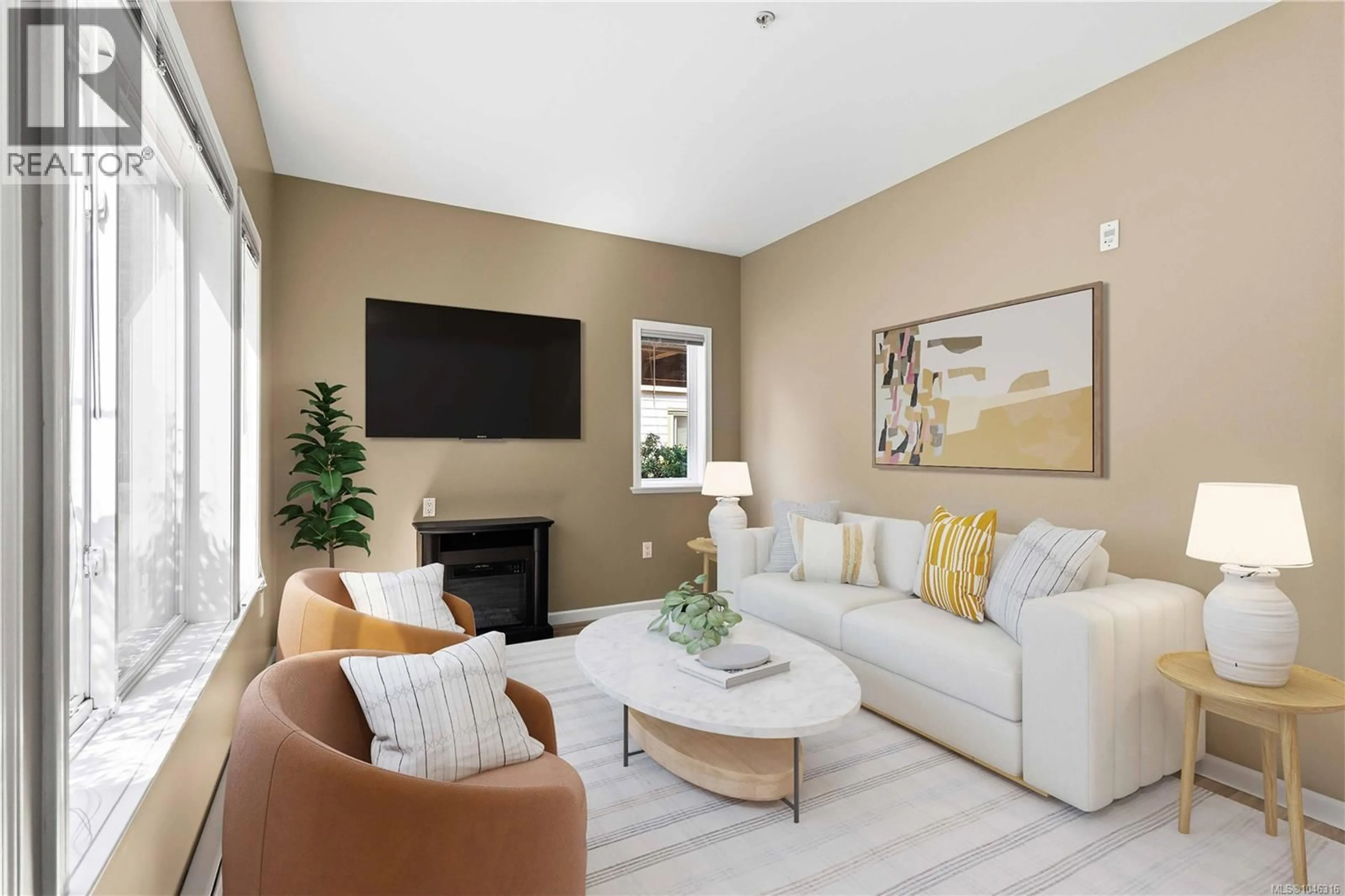 Living room with furniture, unknown for 101 - 360 GOLDSTREAM AVENUE, Colwood British Columbia V9B2W3